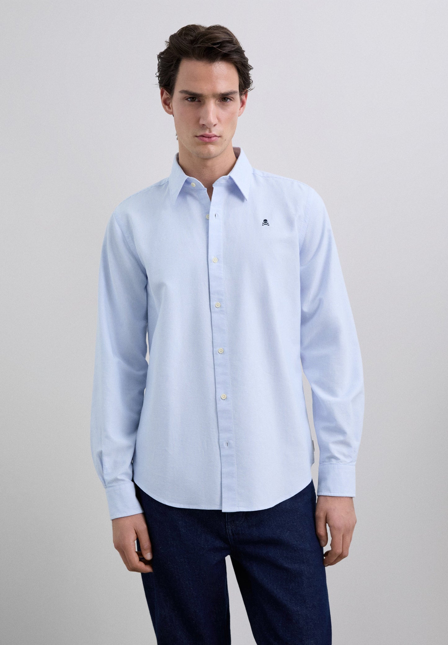 CHEMISE RAYÉE COUPE DROITE