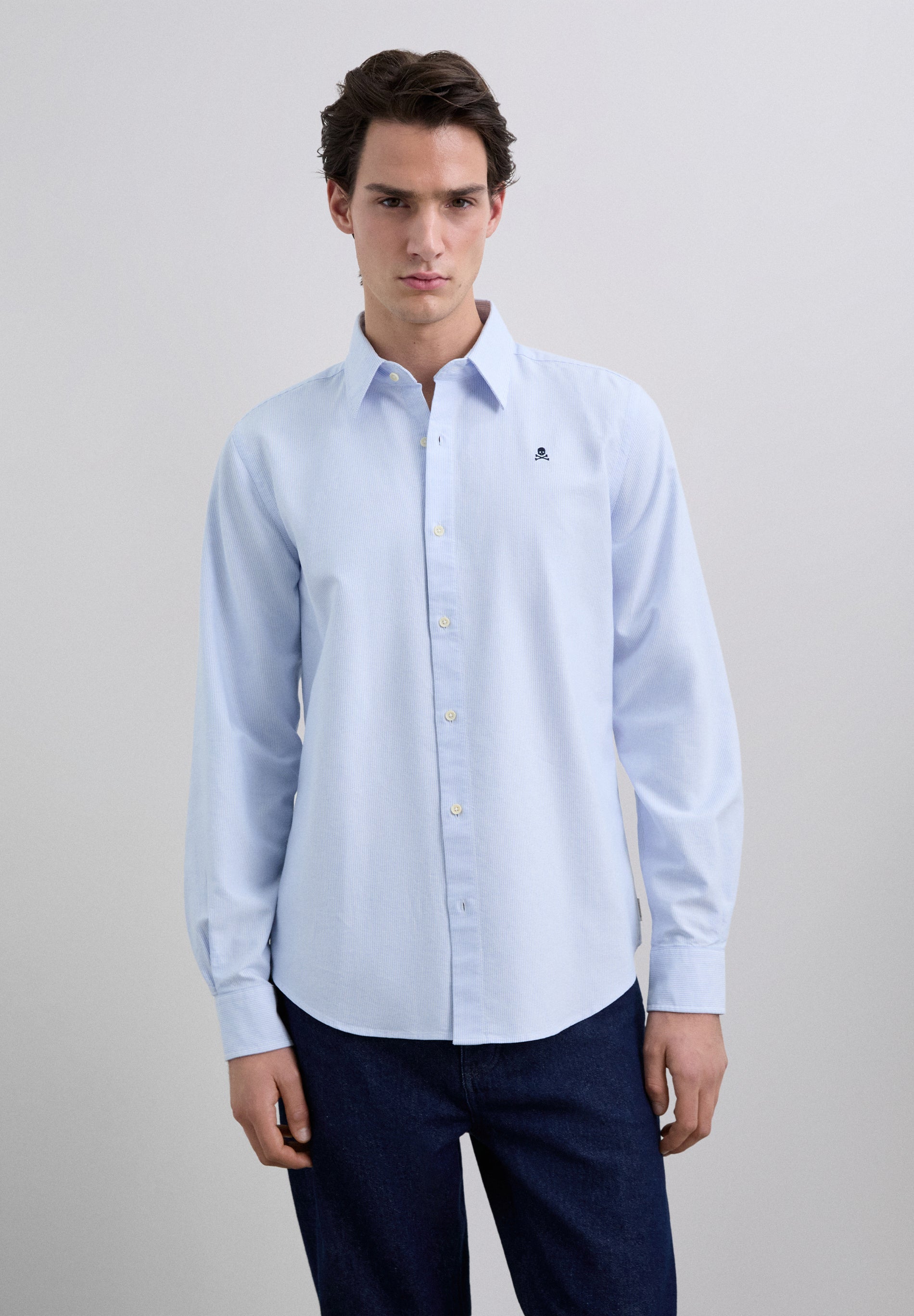CHEMISE RAYÉE COUPE DROITE