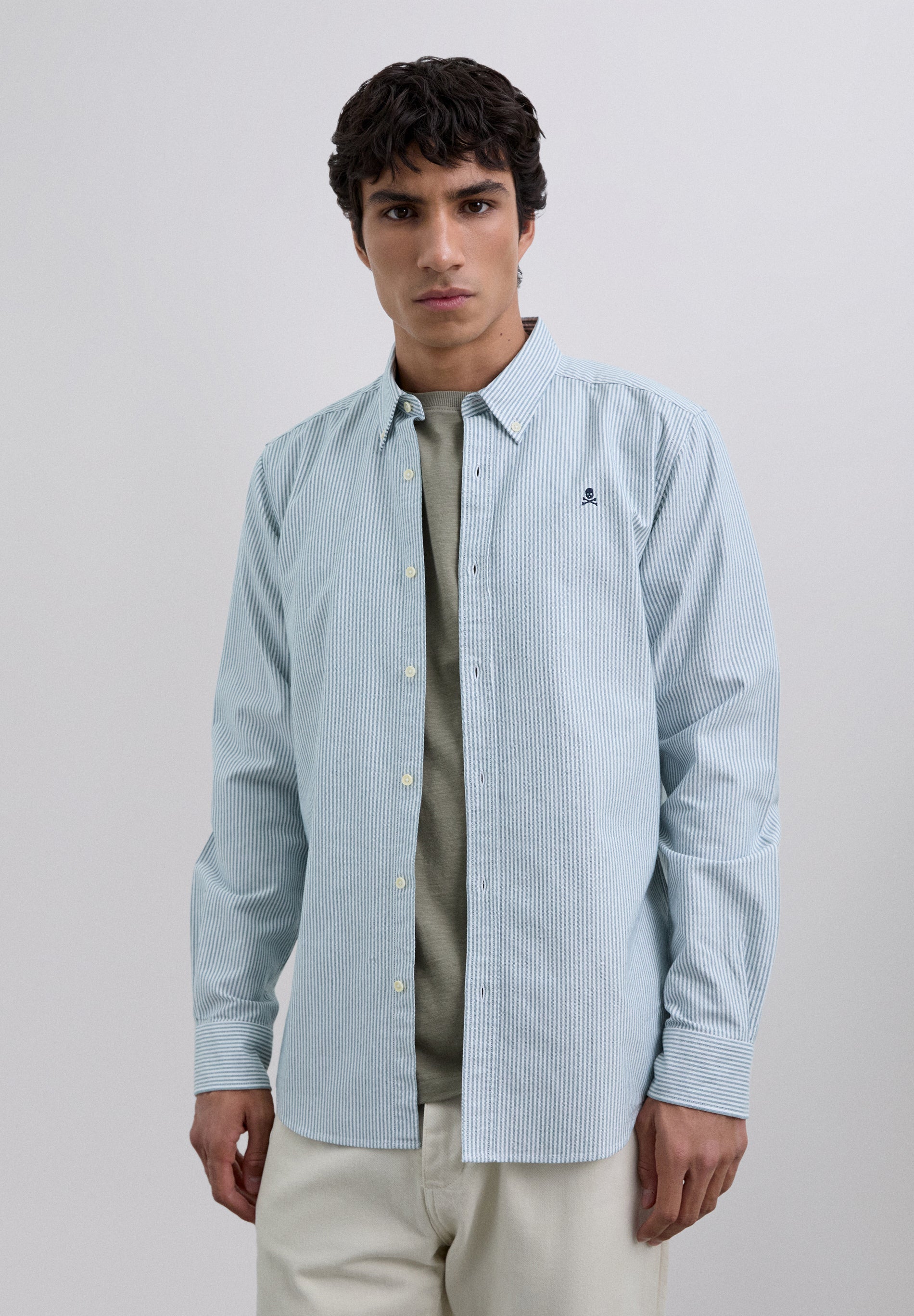 CHEMISE OXFORD À RAYURES