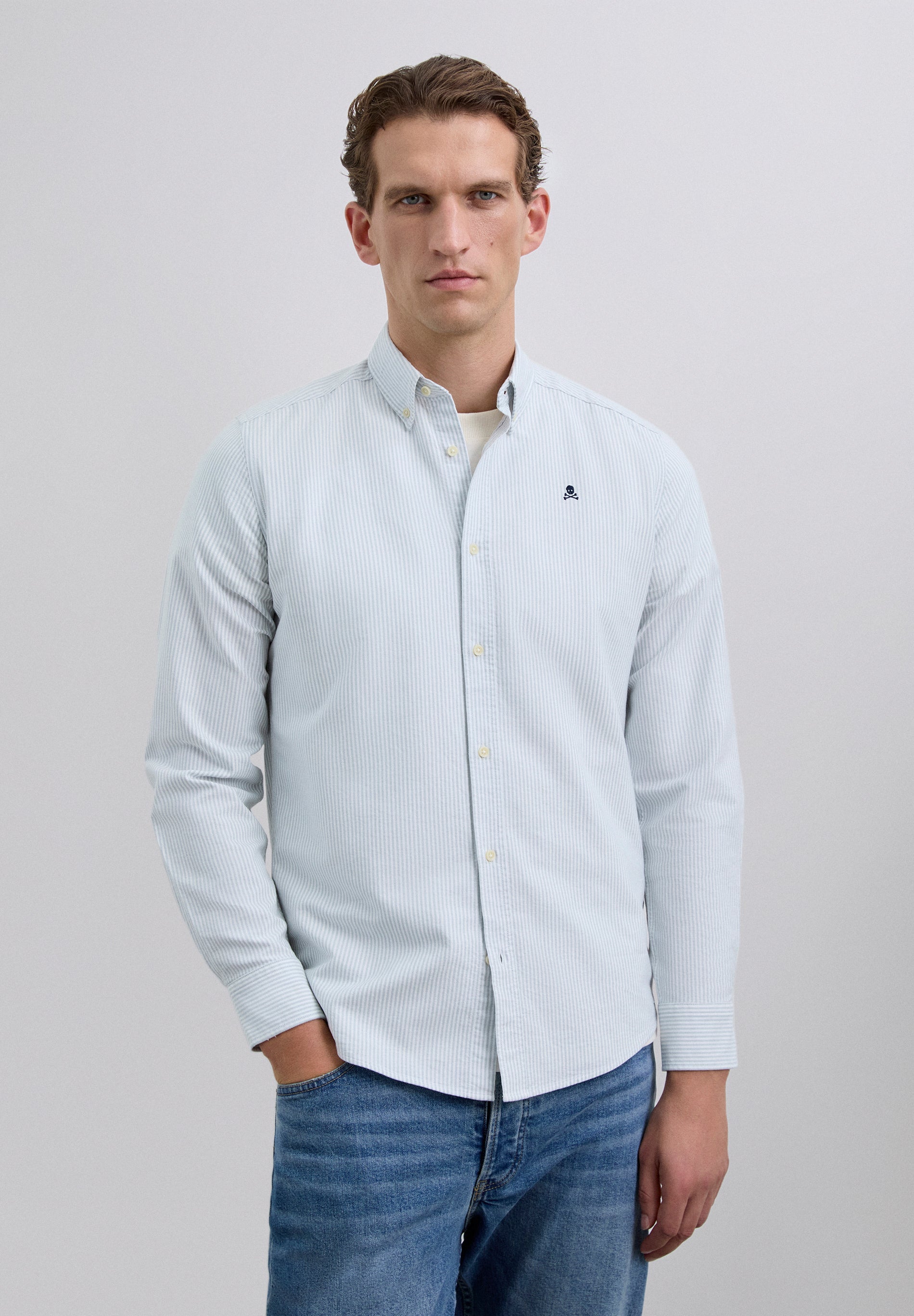 CHEMISE OXFORD À RAYURES