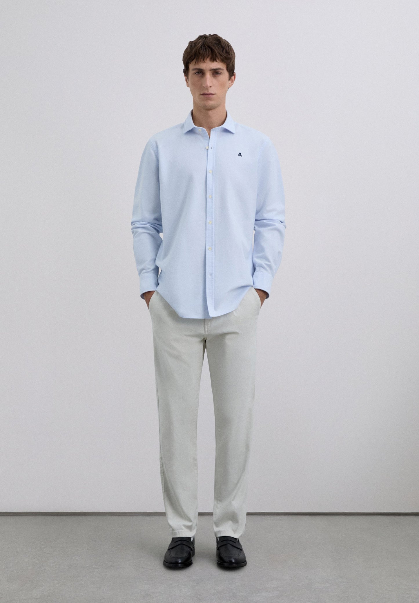 CHEMISE OXFORD SKULL