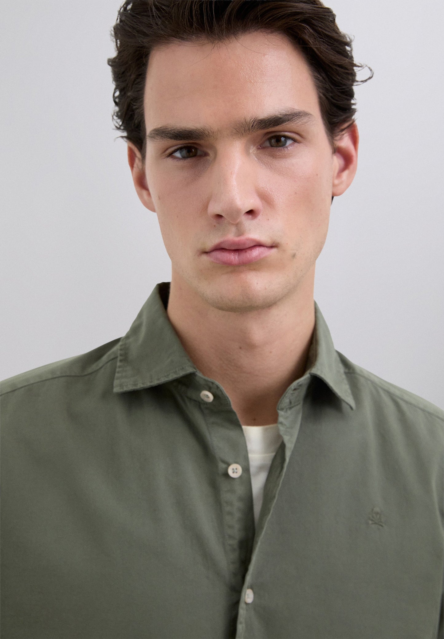 CHEMISE REGULAR FIT BRODÉE