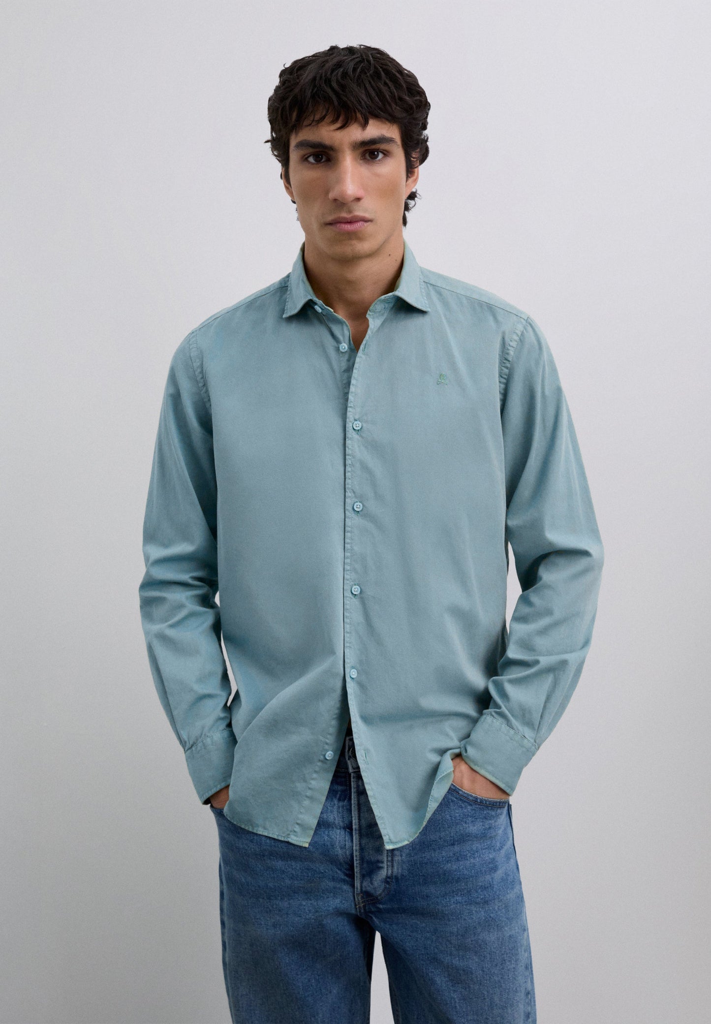 CHEMISE REGULAR FIT BRODÉE