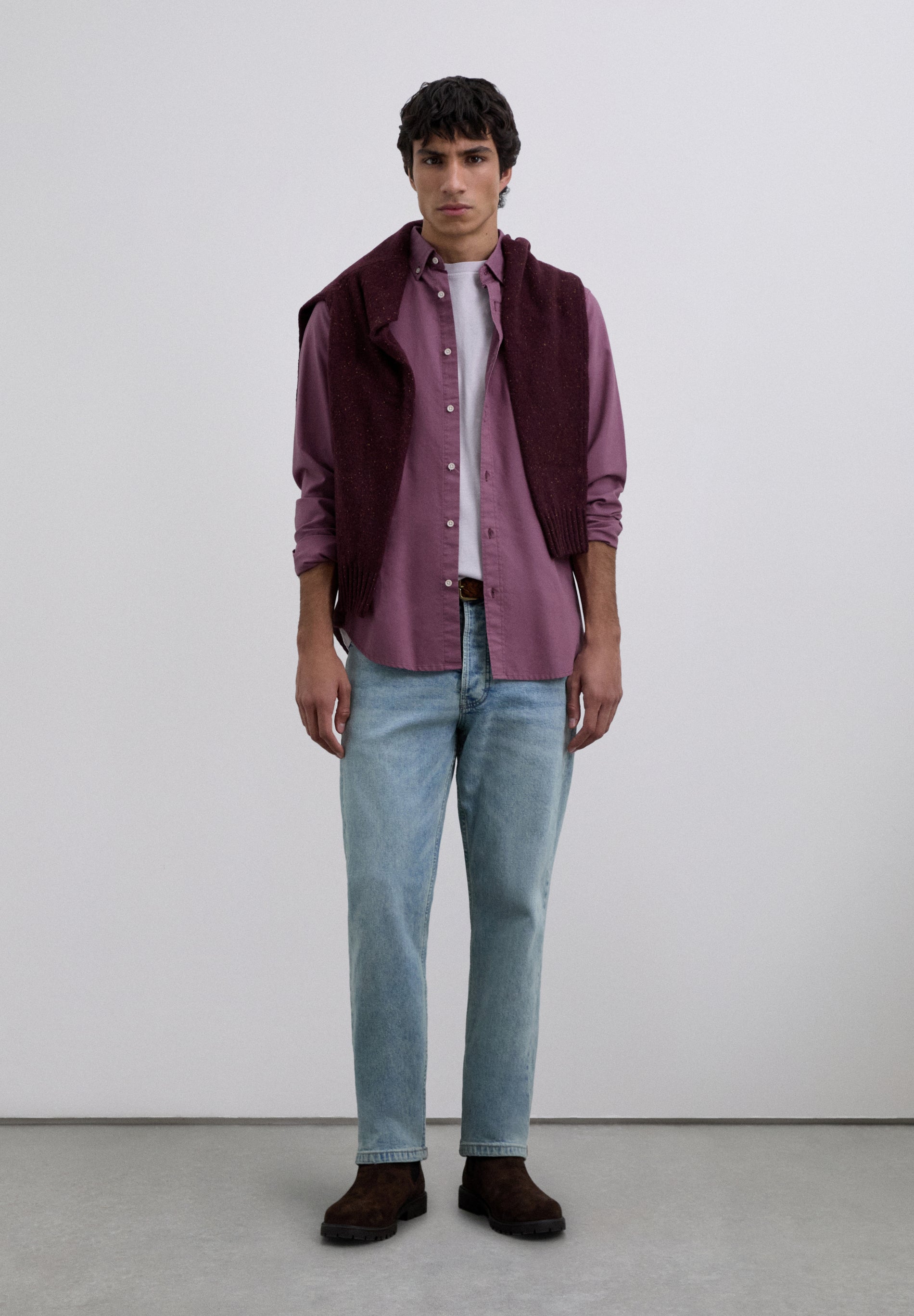 CHEMISE OXFORD POCHE SKULL