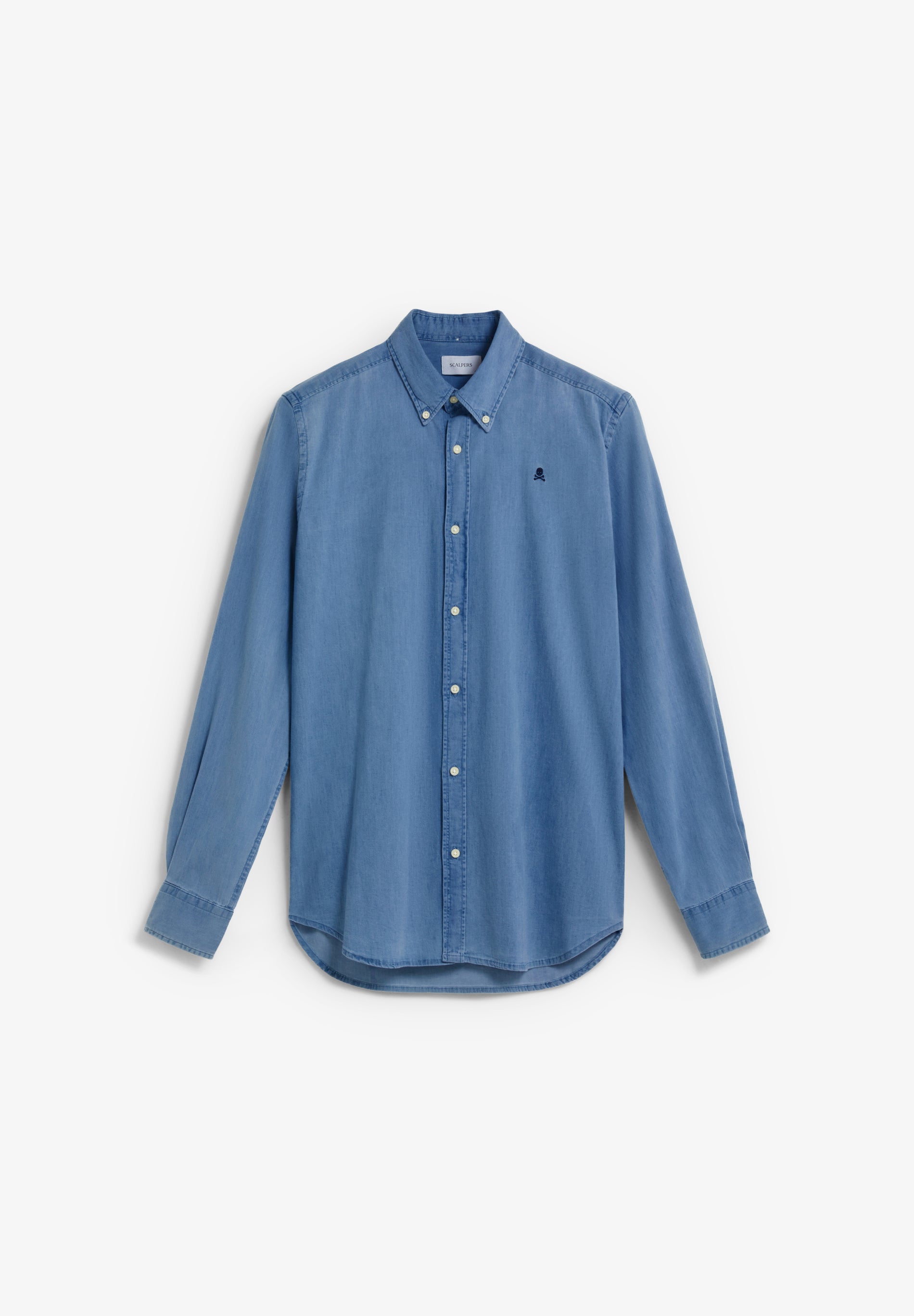 CHEMISE DENIM BRODÉE CONTRASTANTE