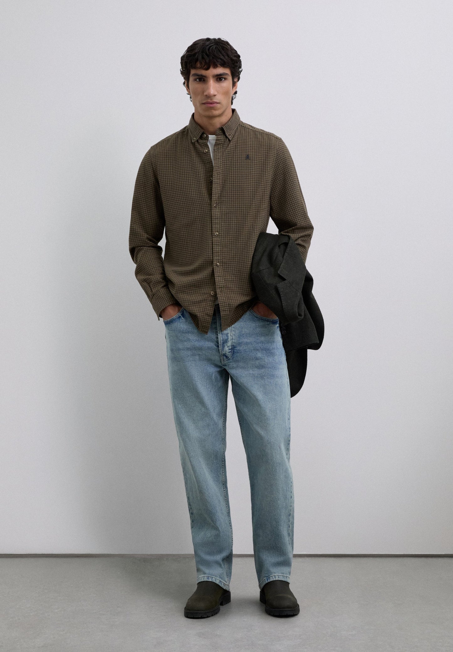 SCDYE CHECK BD SHIRT