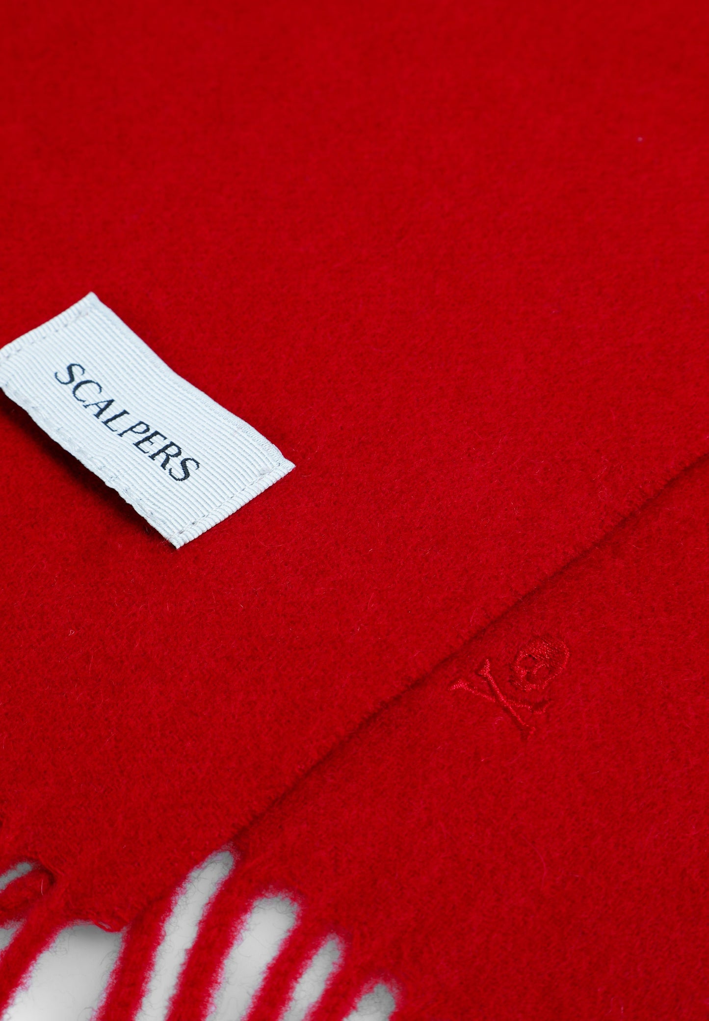 ÉCHARPE CLASSIQUE FRANGES LAINE