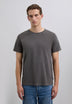 SHIRT MIT FARBLICH PASSENDER TOTENKOPFSTICKEREI