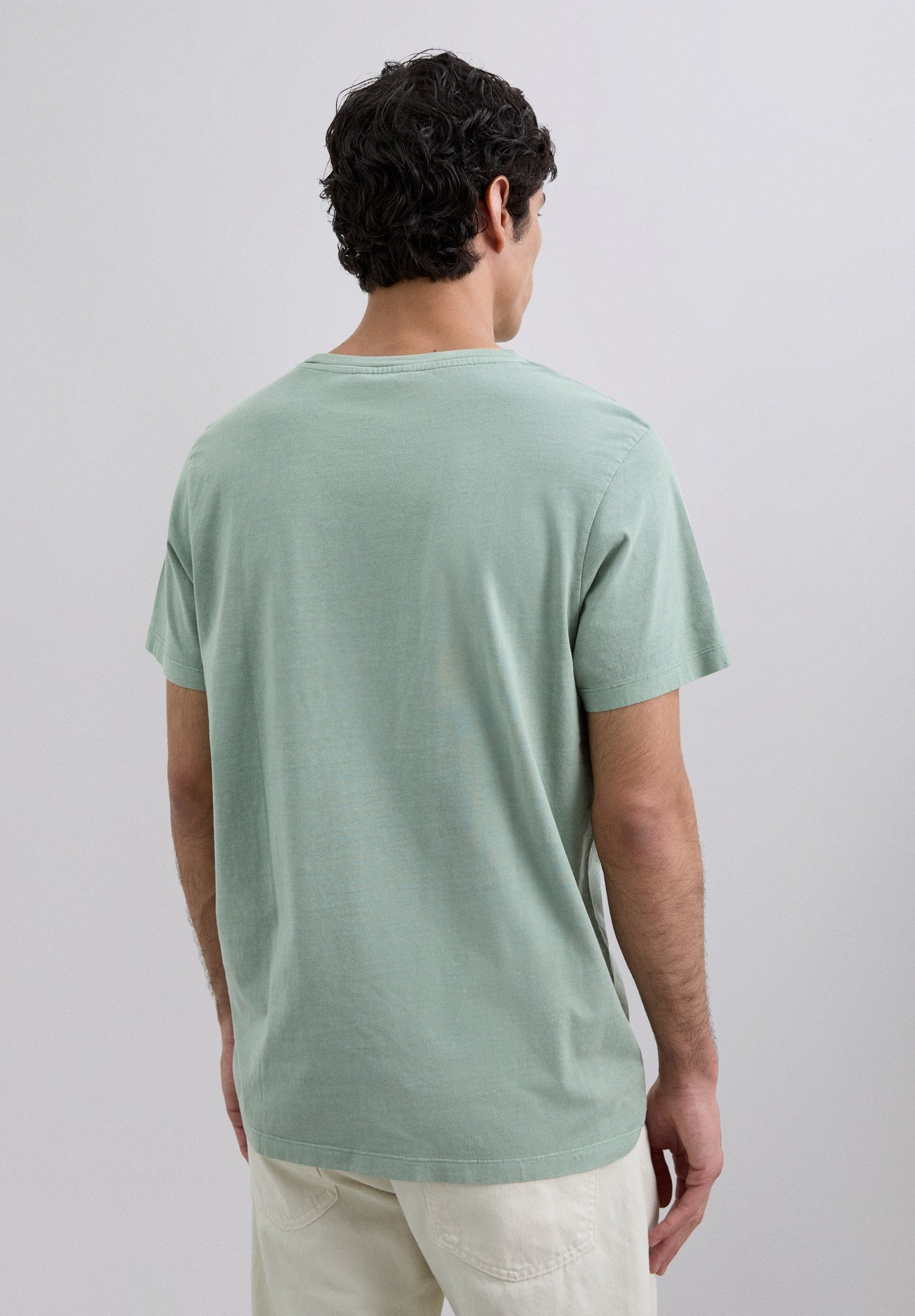 T-SHIRT SKULL BRODÉ TON SUR TON