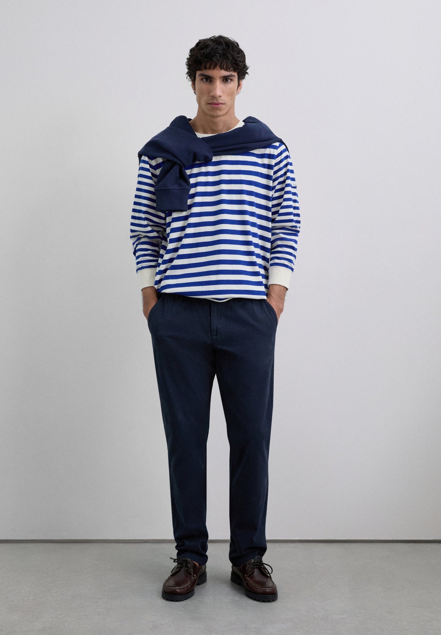 T-SHIRT À RAYURES MANCHES LONGUES