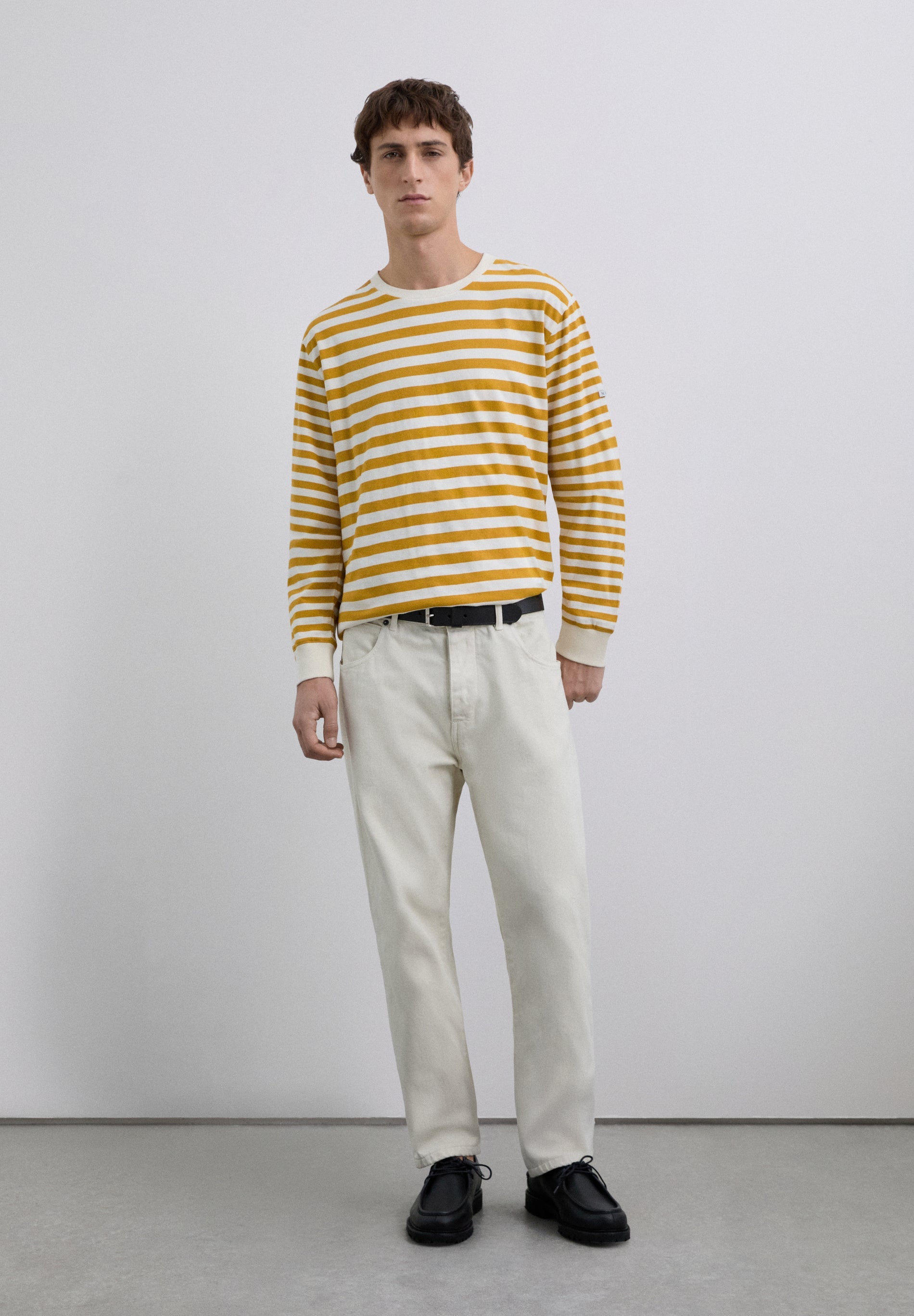 T-SHIRT À RAYURES MANCHES LONGUES