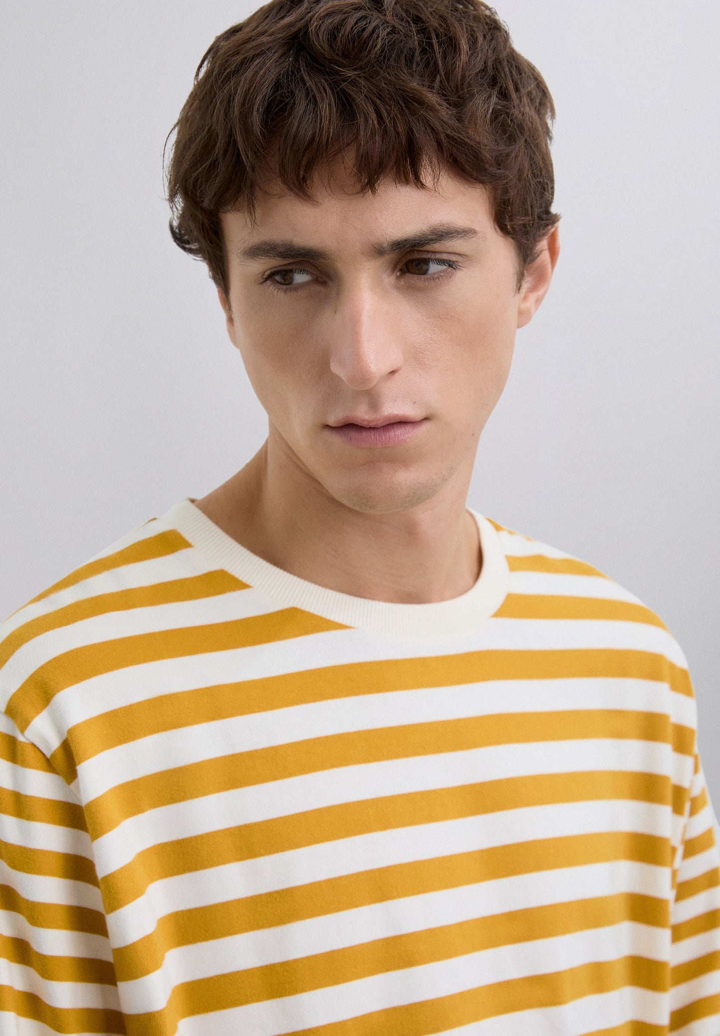 T-SHIRT À RAYURES MANCHES LONGUES