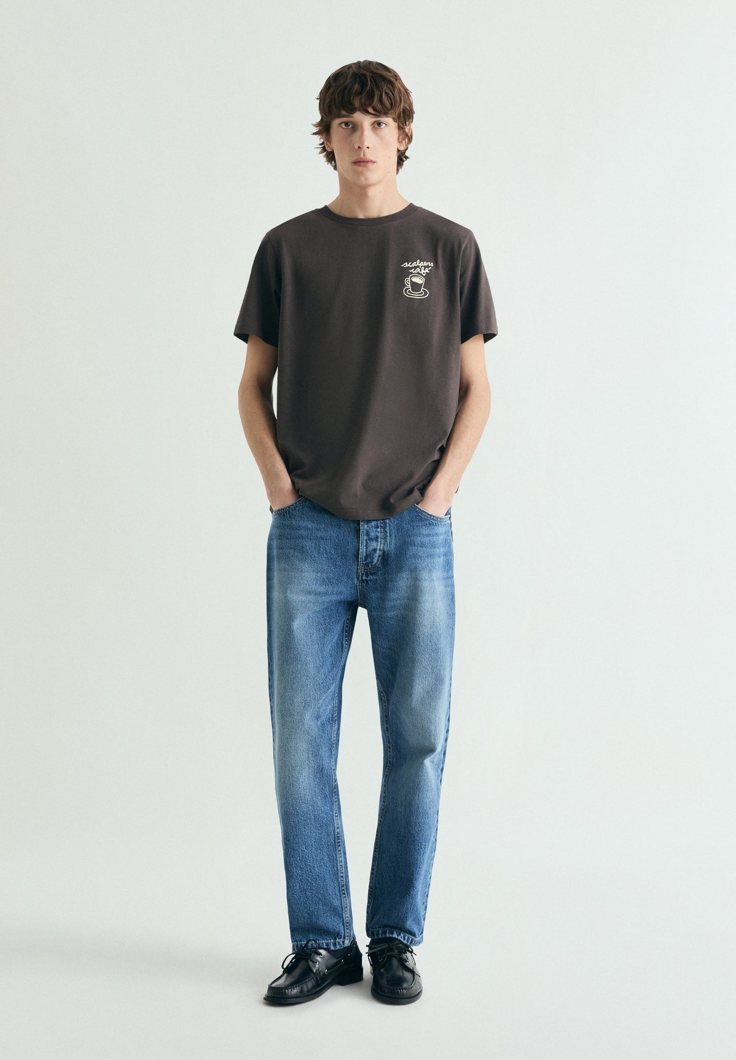 T-SHIRT IMPRIMÉ SCALPERS CAFÉ