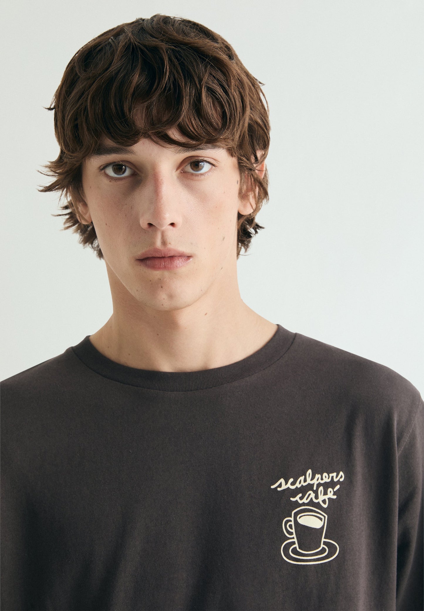 T-SHIRT IMPRIMÉ SCALPERS CAFÉ