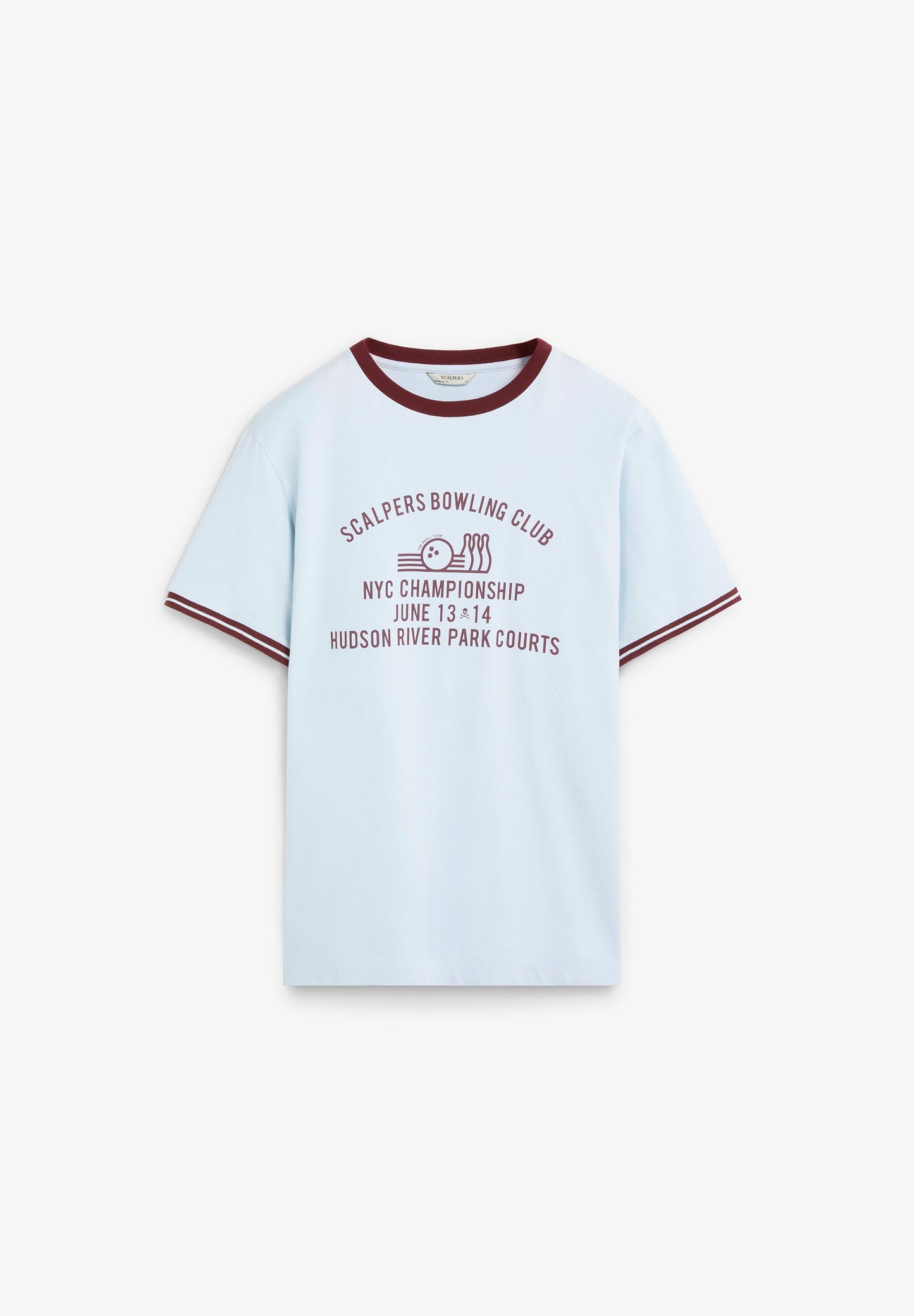 CONTRAST PRINT T-SHIRT