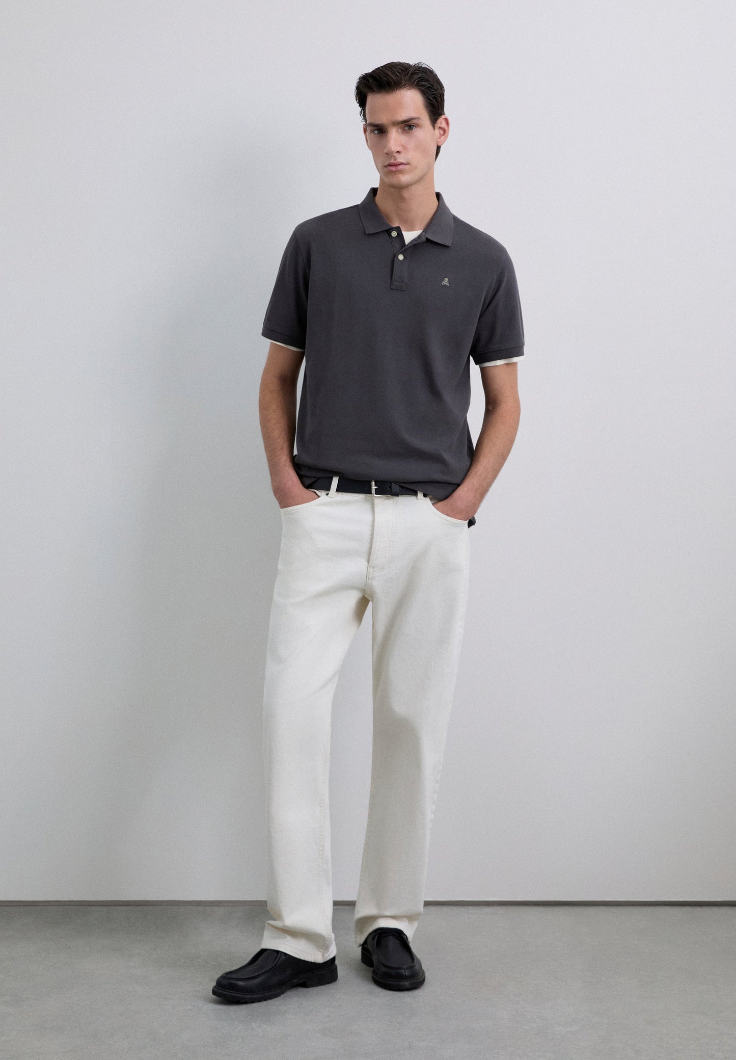 EMBROIDERED PIQUÉ POLO SHIRT