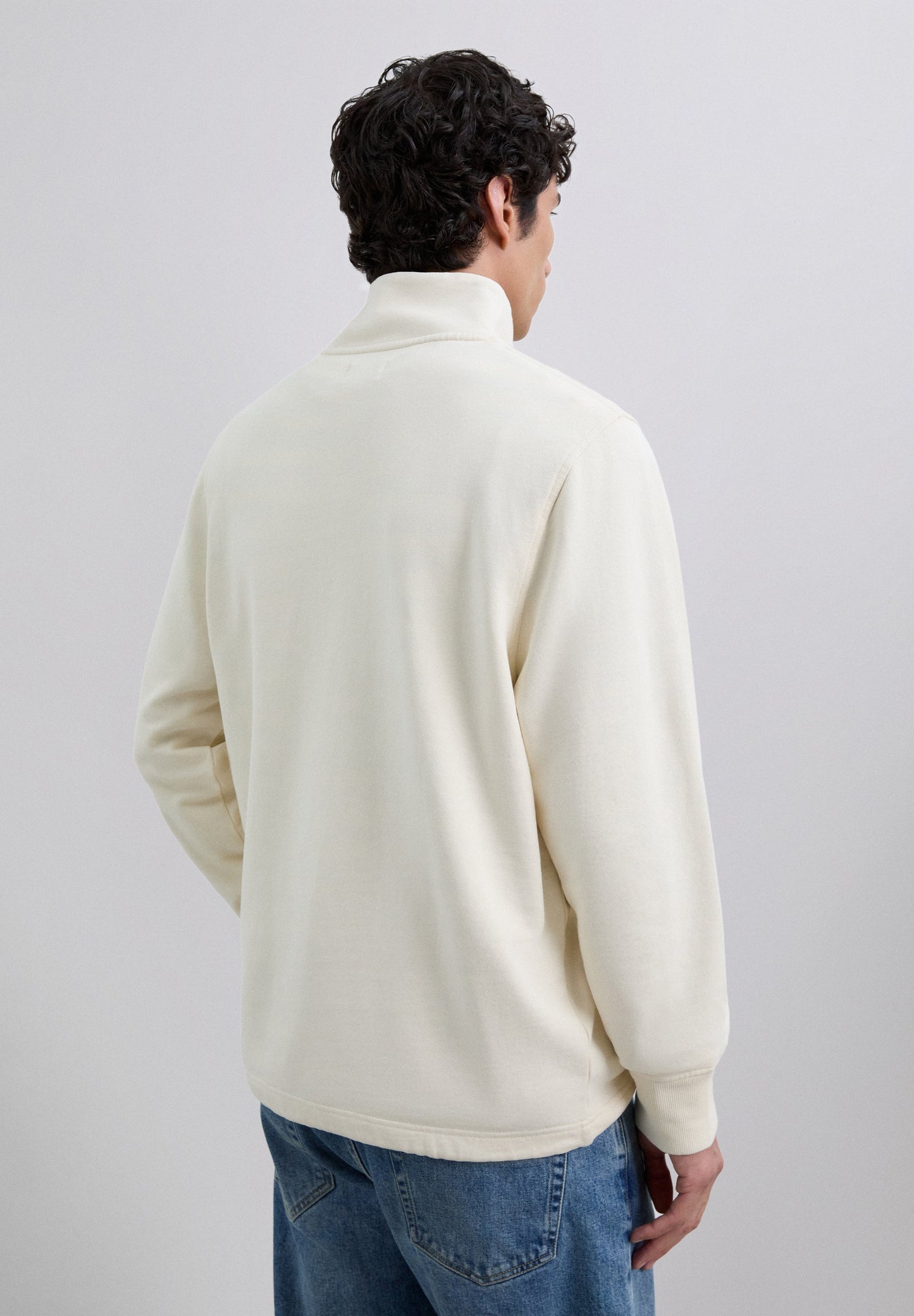 SWEAT COL MONTANT LOGO