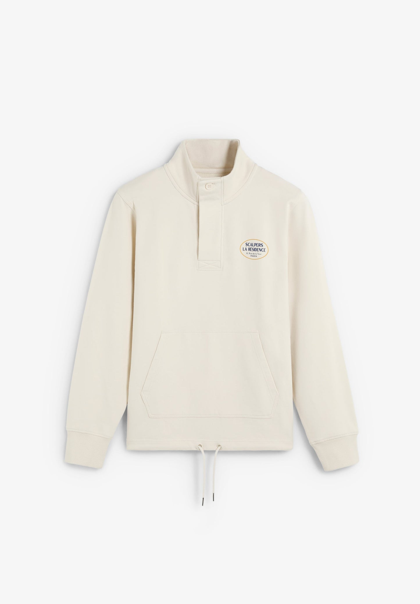 HIGH COLLAR LOGO SWEATSHIRT