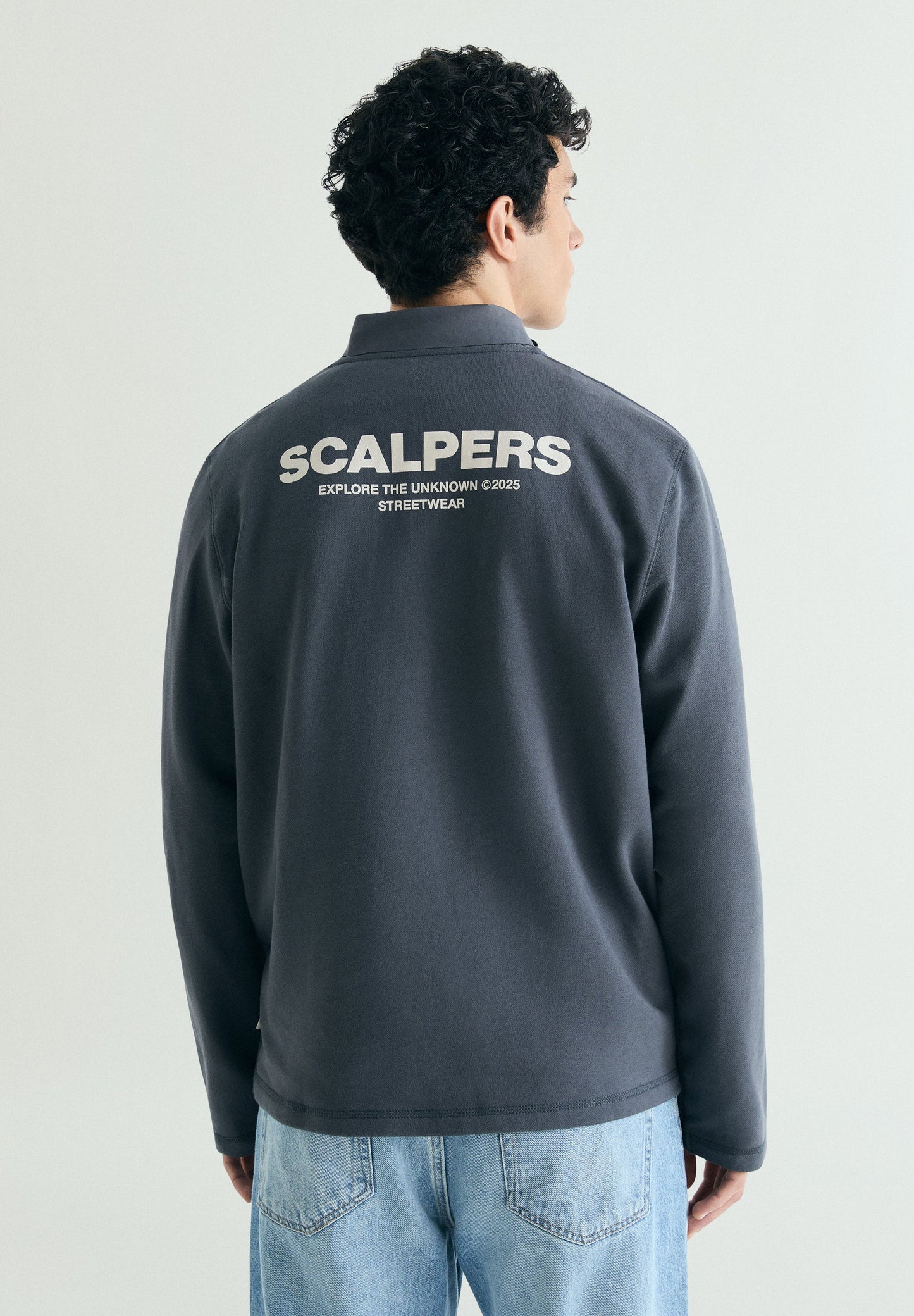 FELPA HALF ZIP TASCA