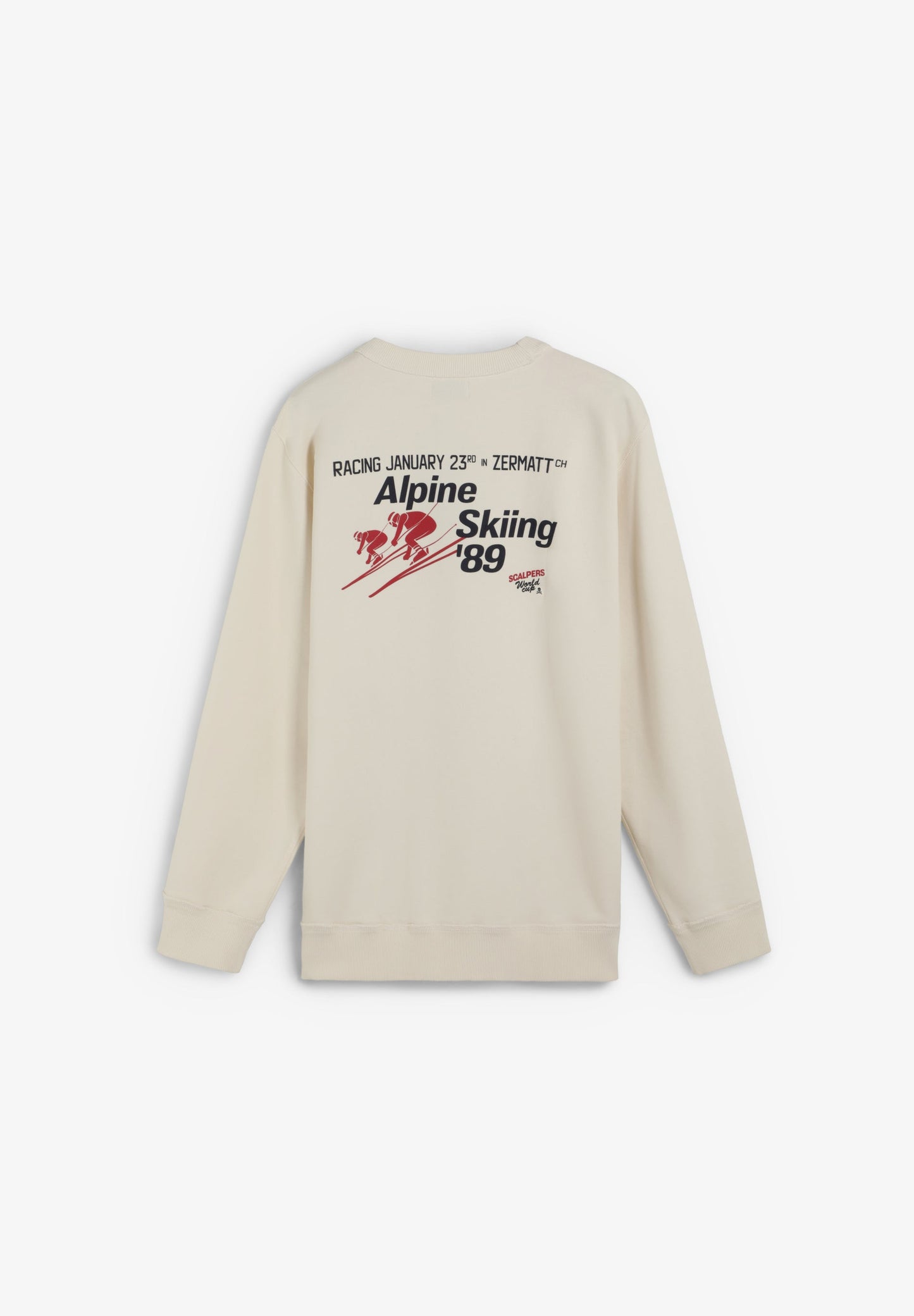 SWEATSHIRT MIT ALPINEM PRINT