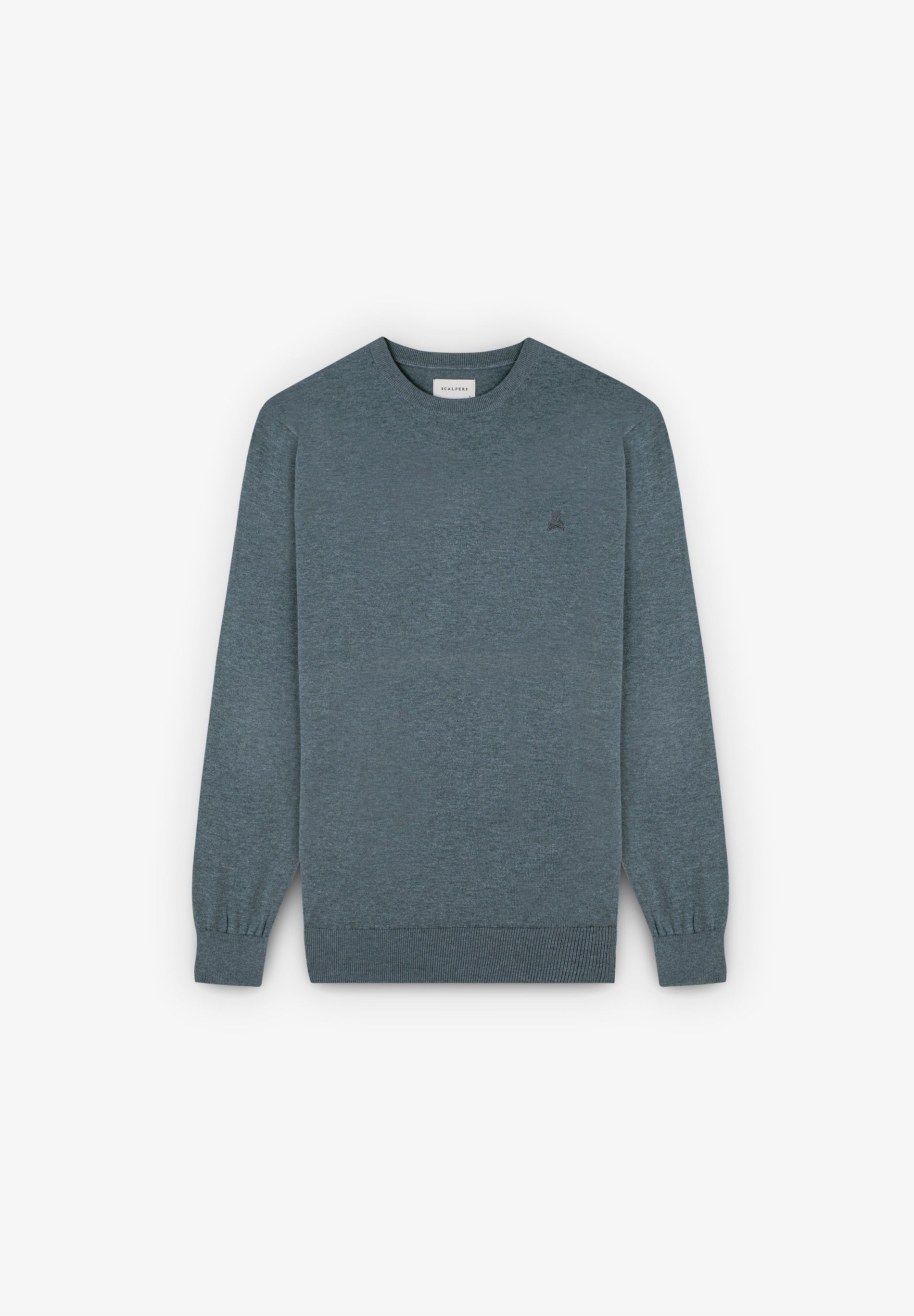 RIBBED COTTON SWEATER