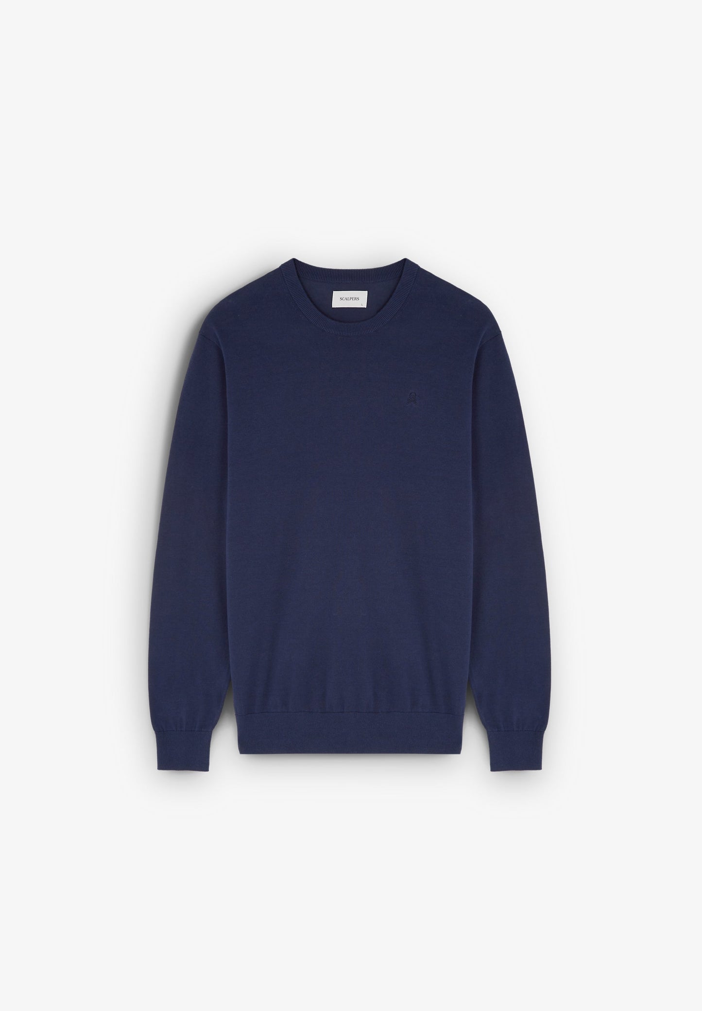 SWEATER WITH RIBBED COLLAR