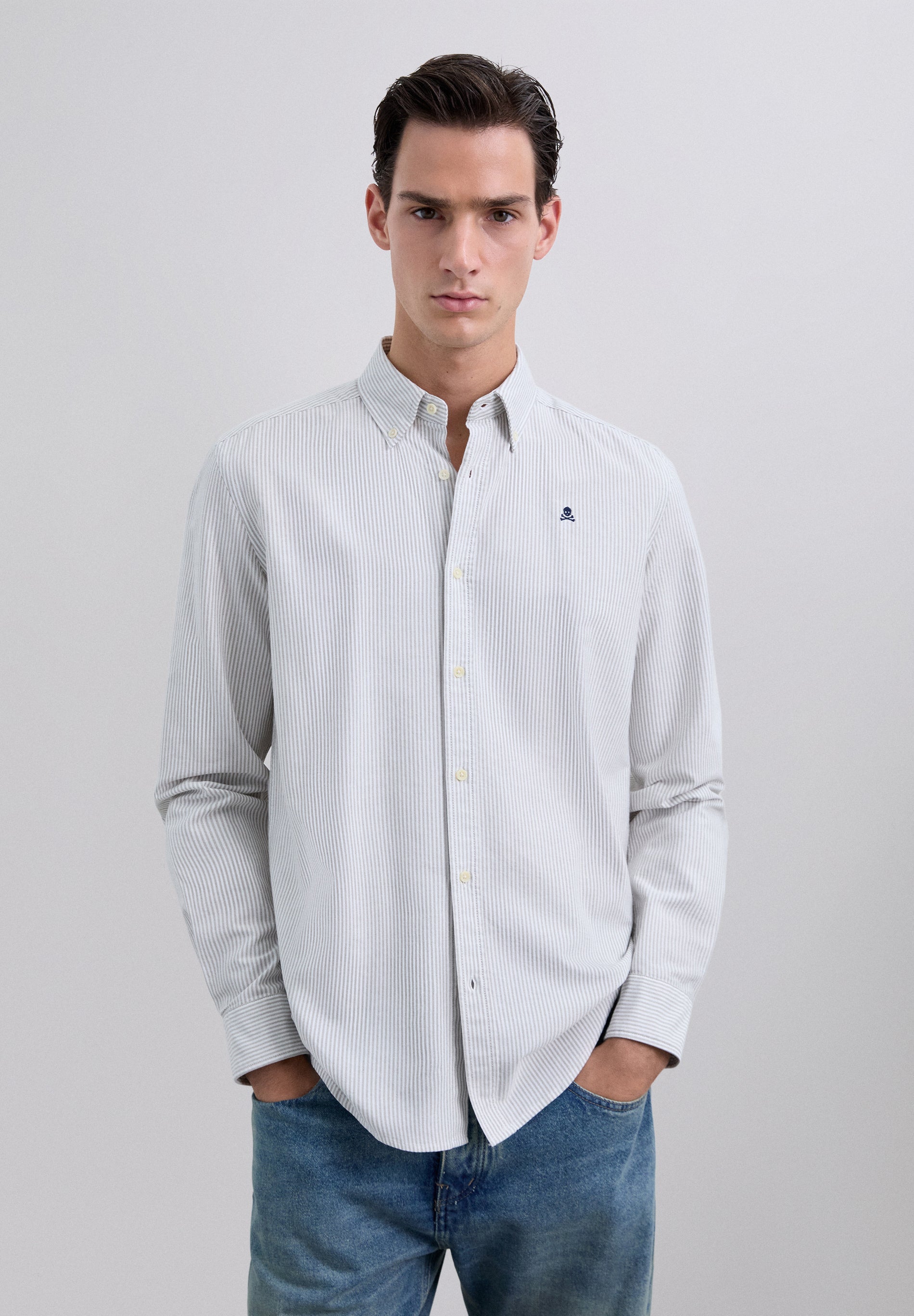 SCNEW OXFORD BD SLIM OE SHIRT