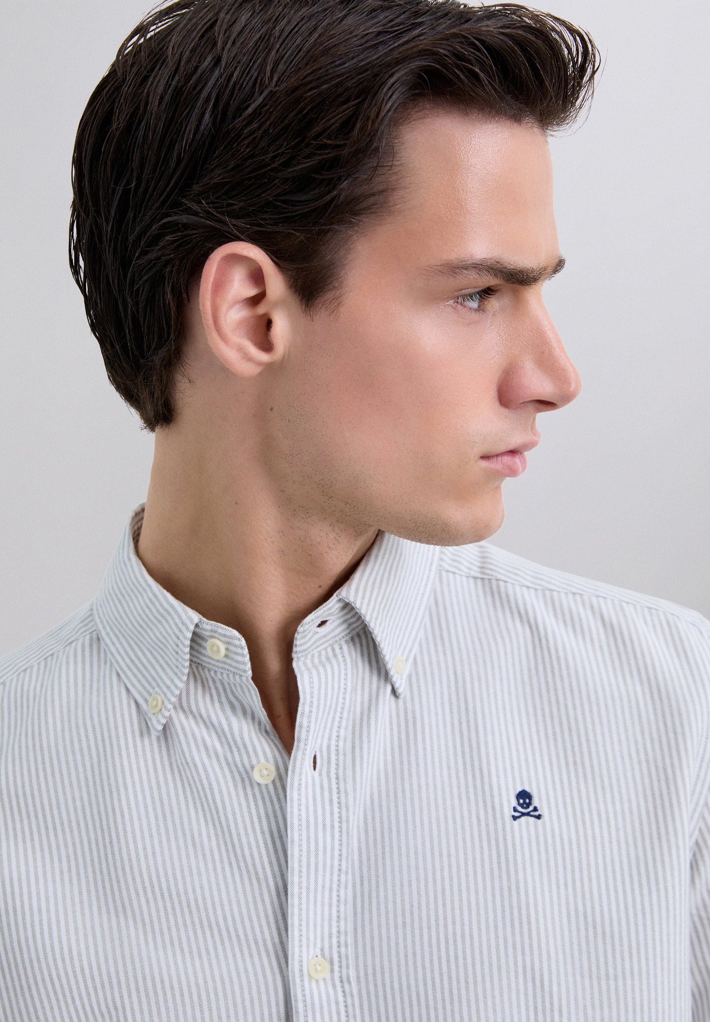 CHEMISE À RAYURES COTON