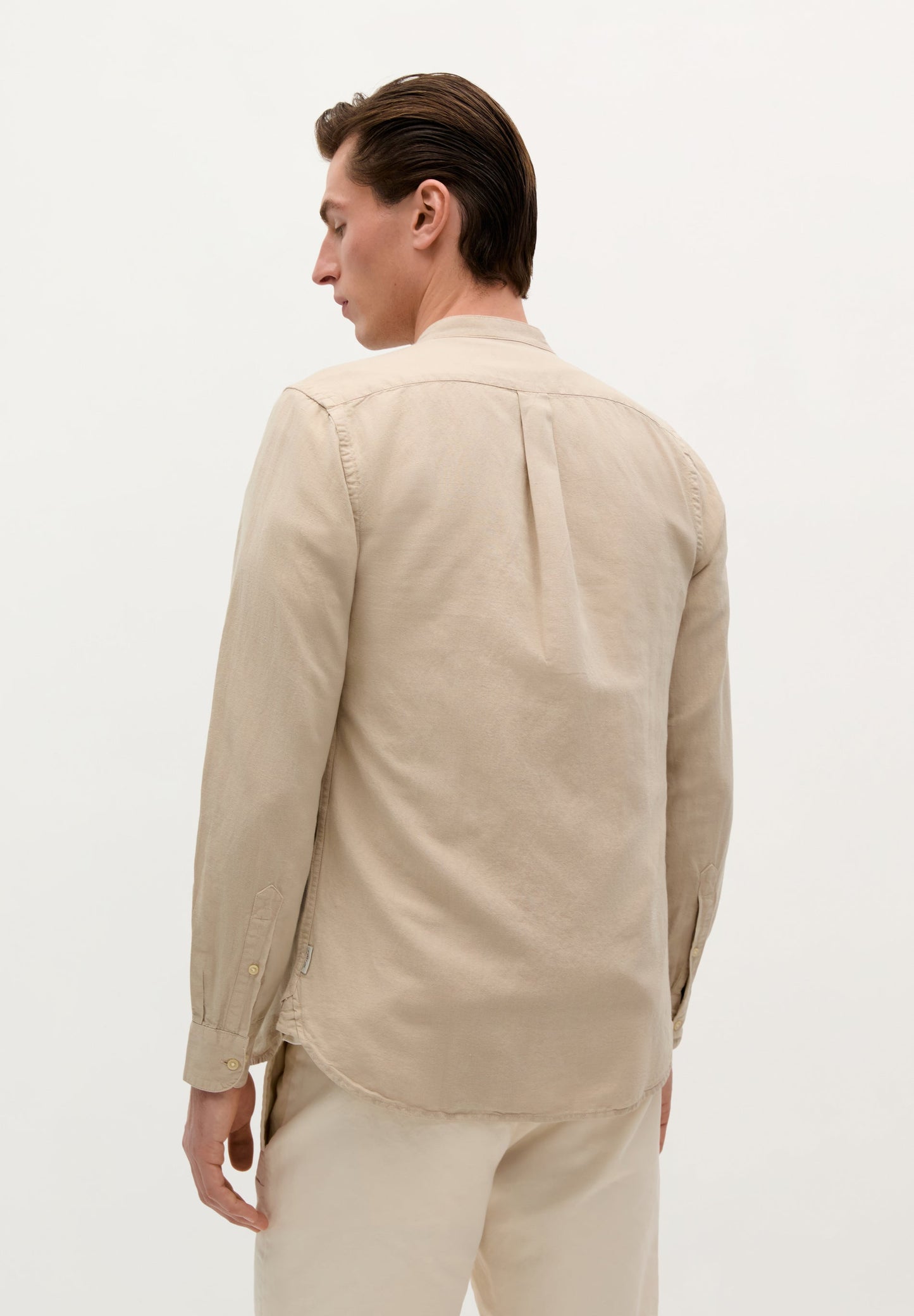 CHEMISE LIN COL MAO