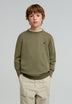 ROUND NECK LOGO SWEATER