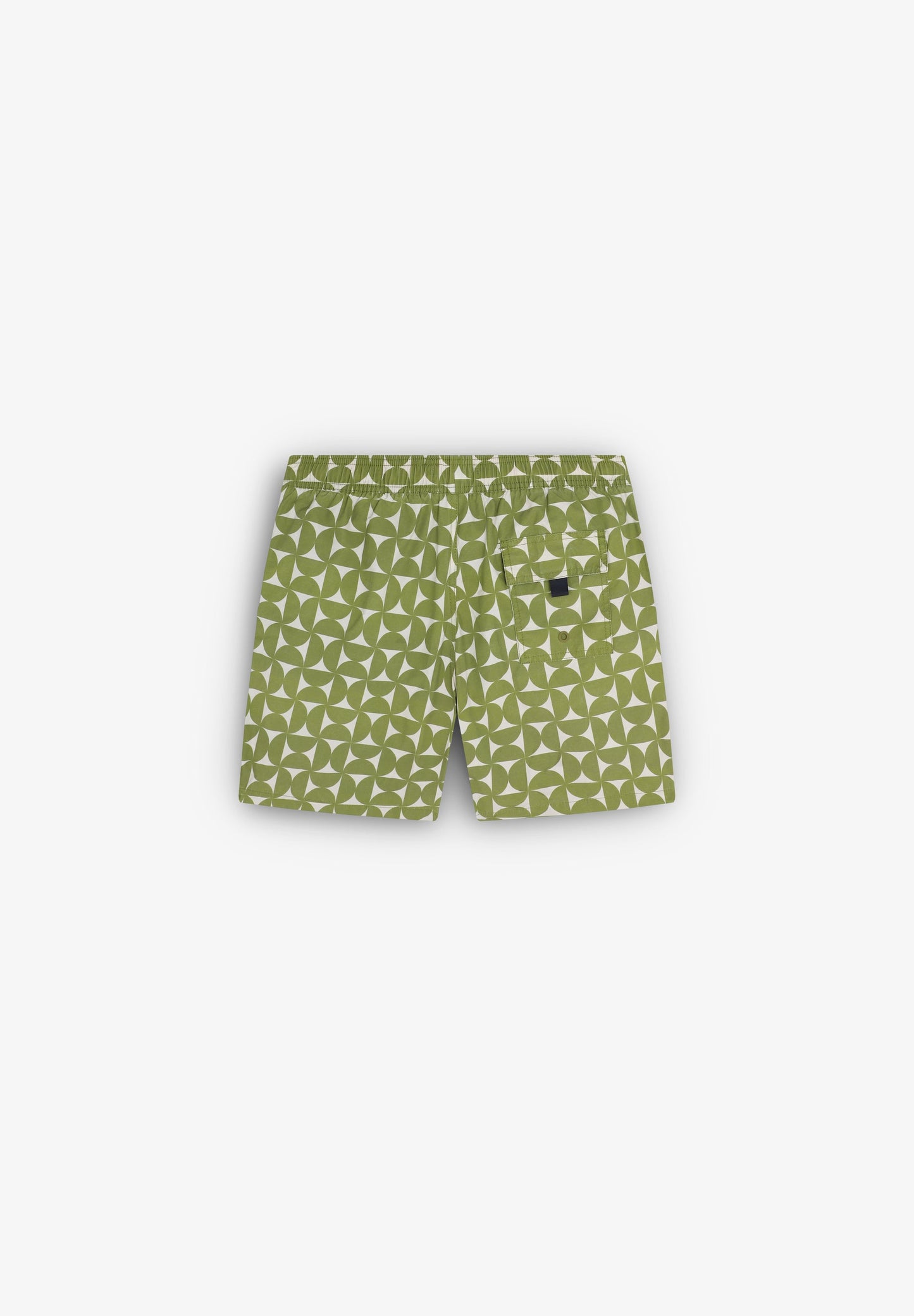 GEOMETRIC PRINT SWIMMING TRUNKS