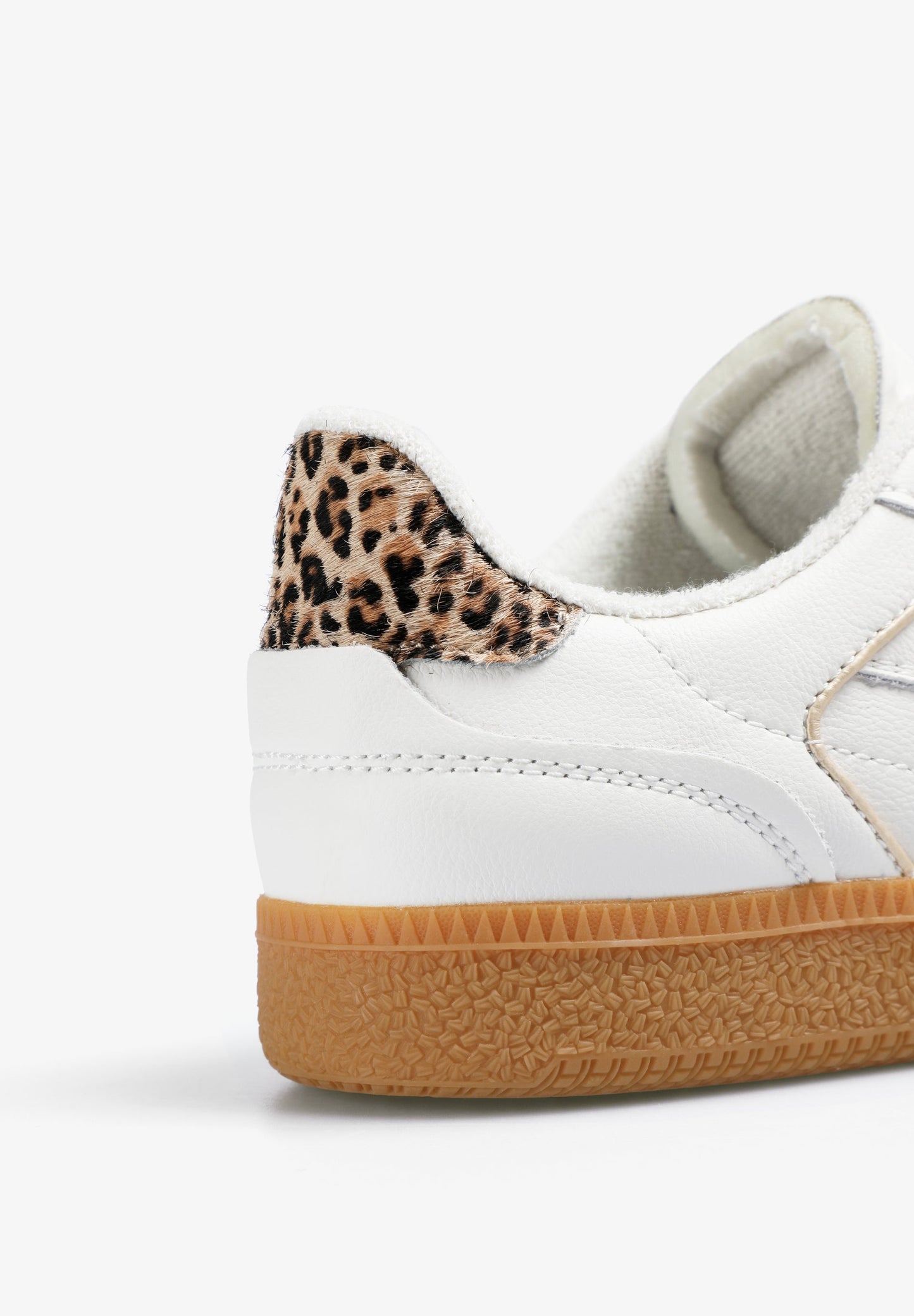 ANIMAL PRINT SNEAKERS WITH CONTRAST SOLES