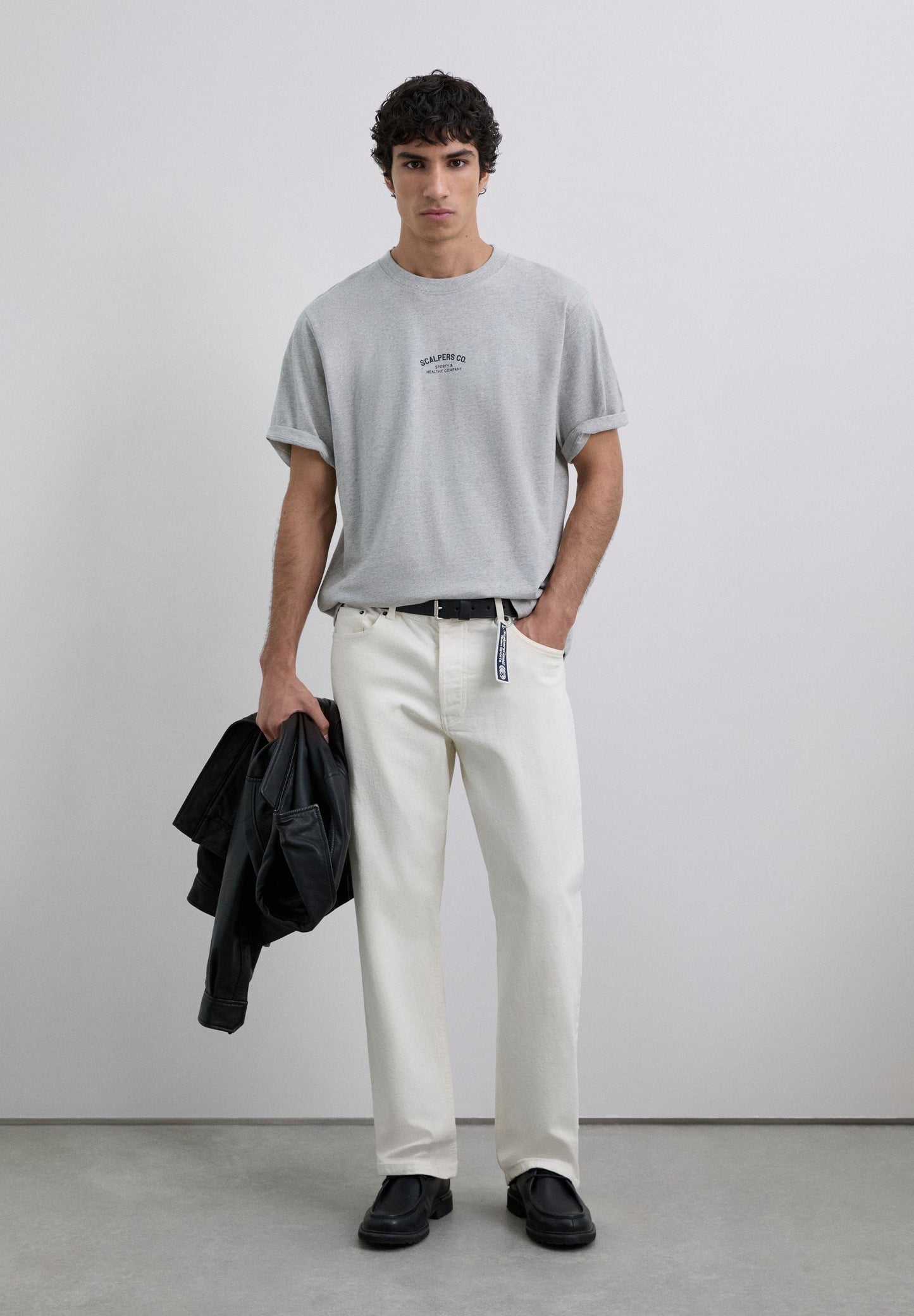 T-SHIRT IMPRIMÉ LOGO CONTRASTANT