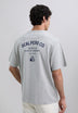 PRINT T-SHIRT WITH CONTRAST LOGO