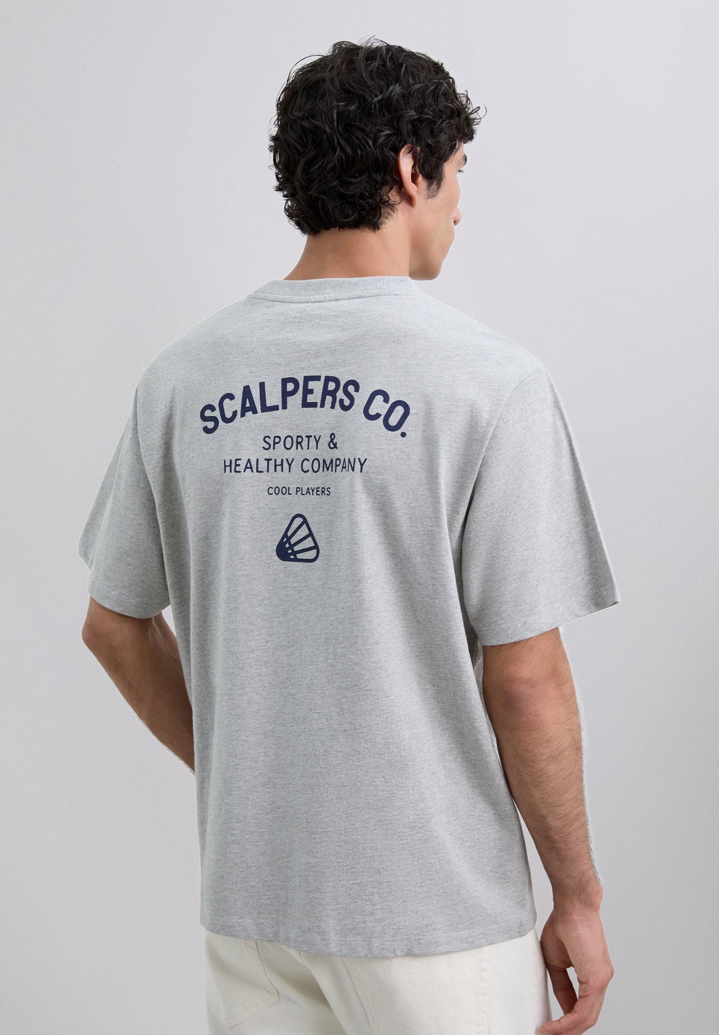 T-SHIRT IMPRIMÉ LOGO CONTRASTANT