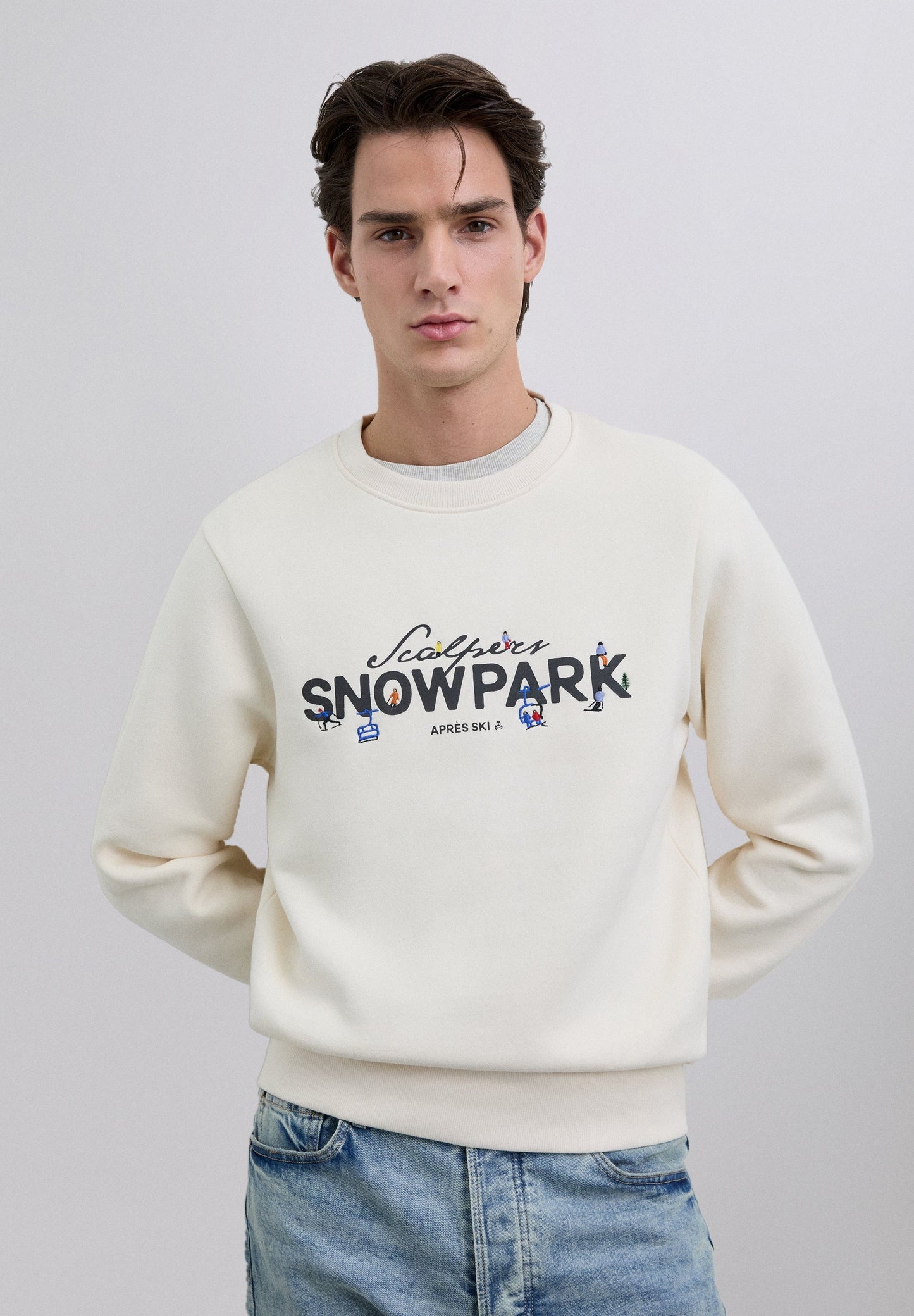 SCSNOWPARK EMB SWEATER