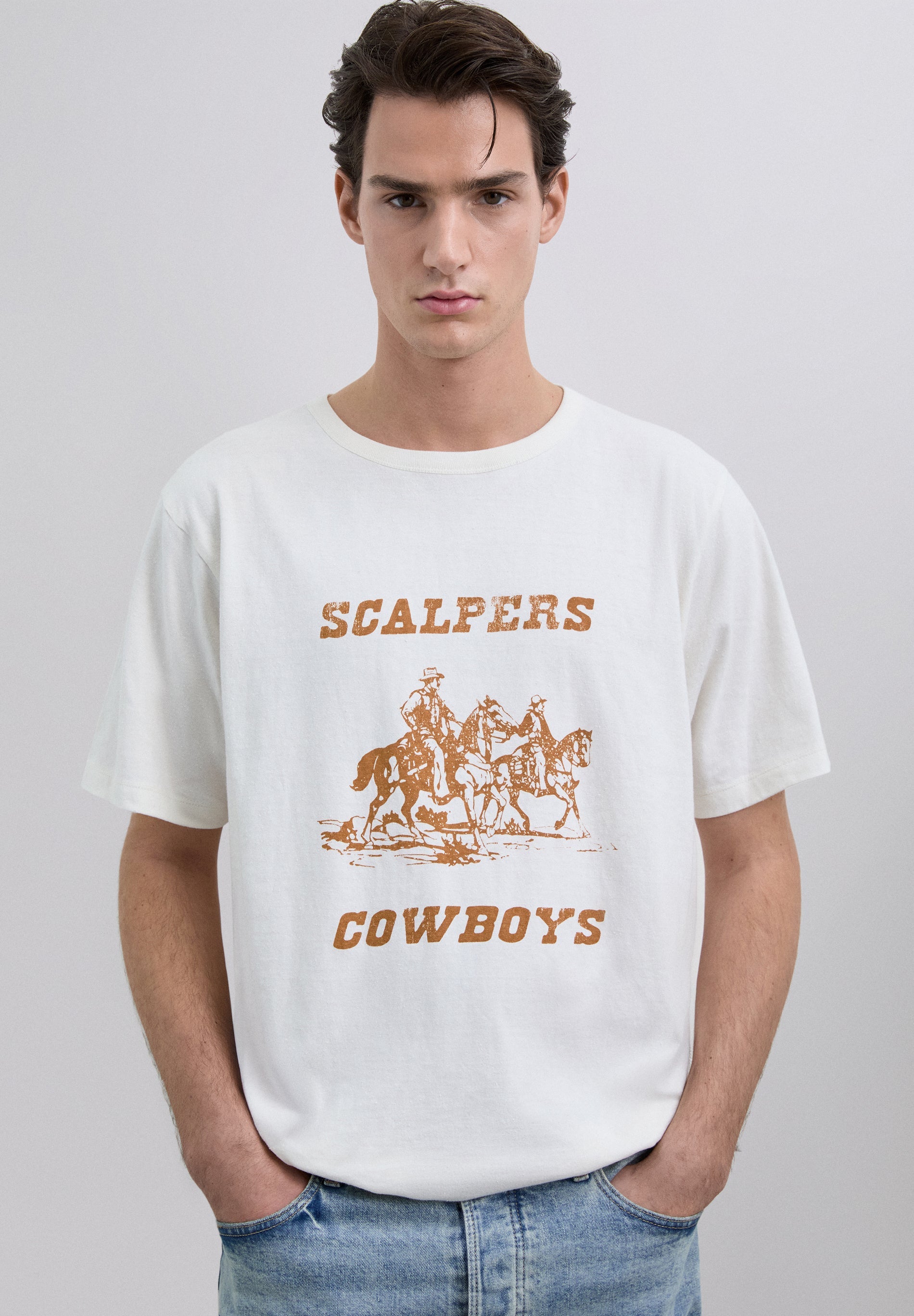 T-SHIRT IMPRIMÉ COWBOY