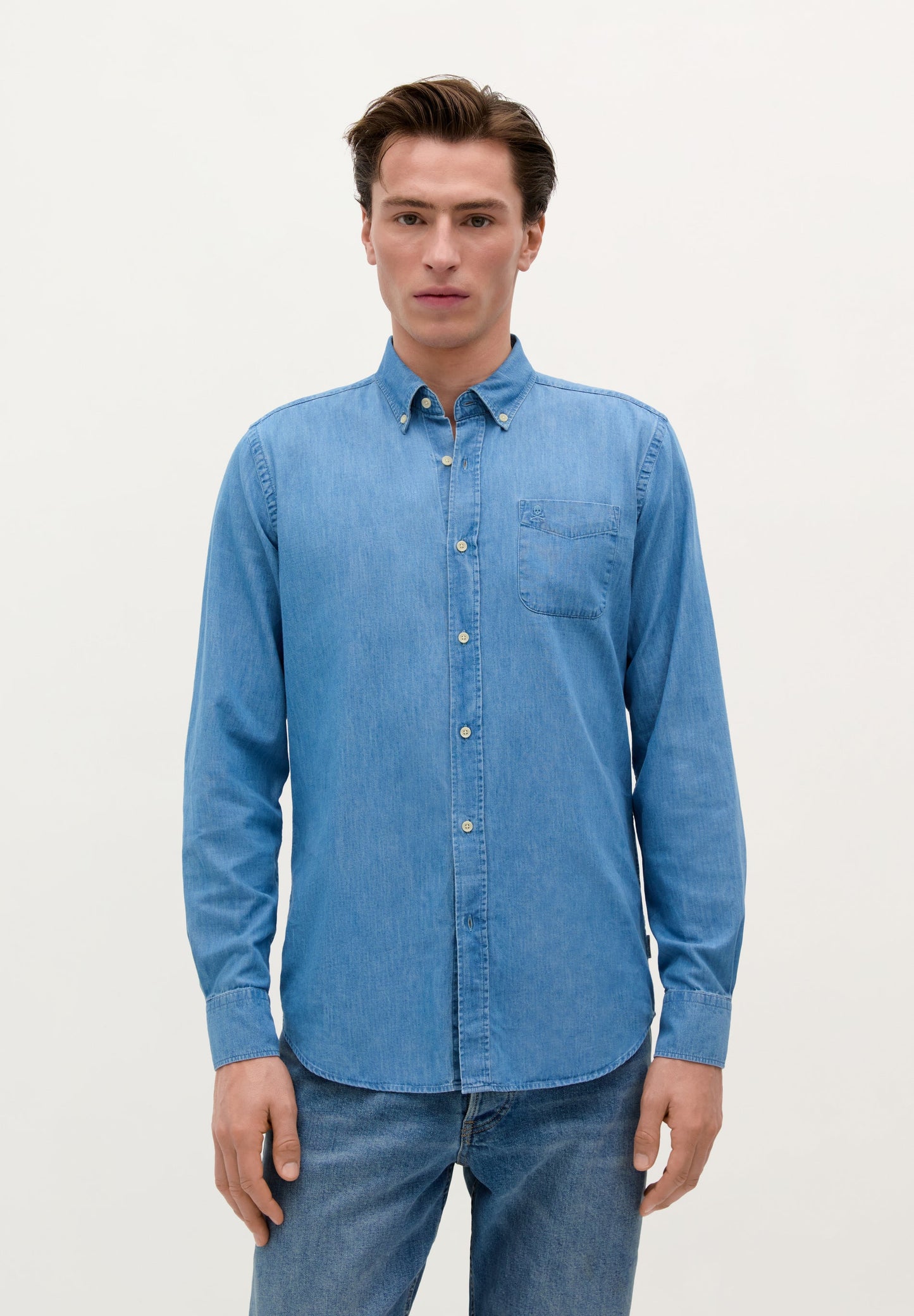 DENIM COTTON SHIRT