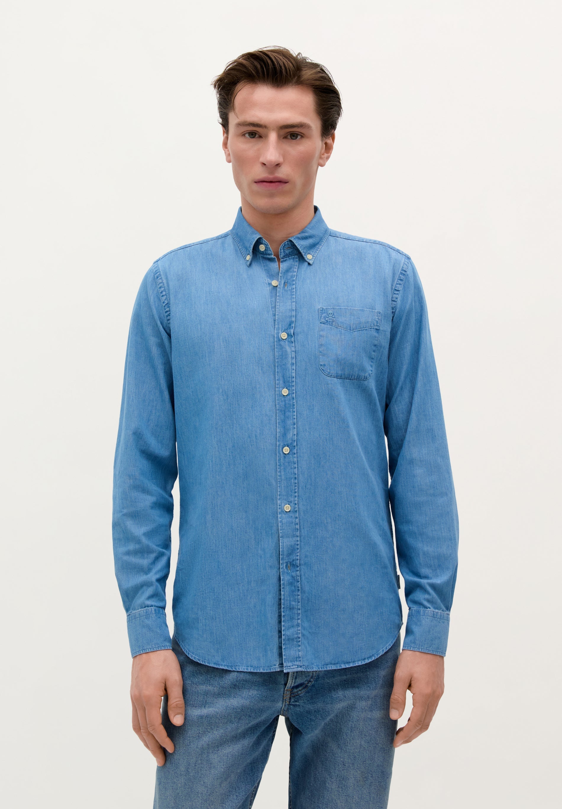 DENIM COTTON SHIRT