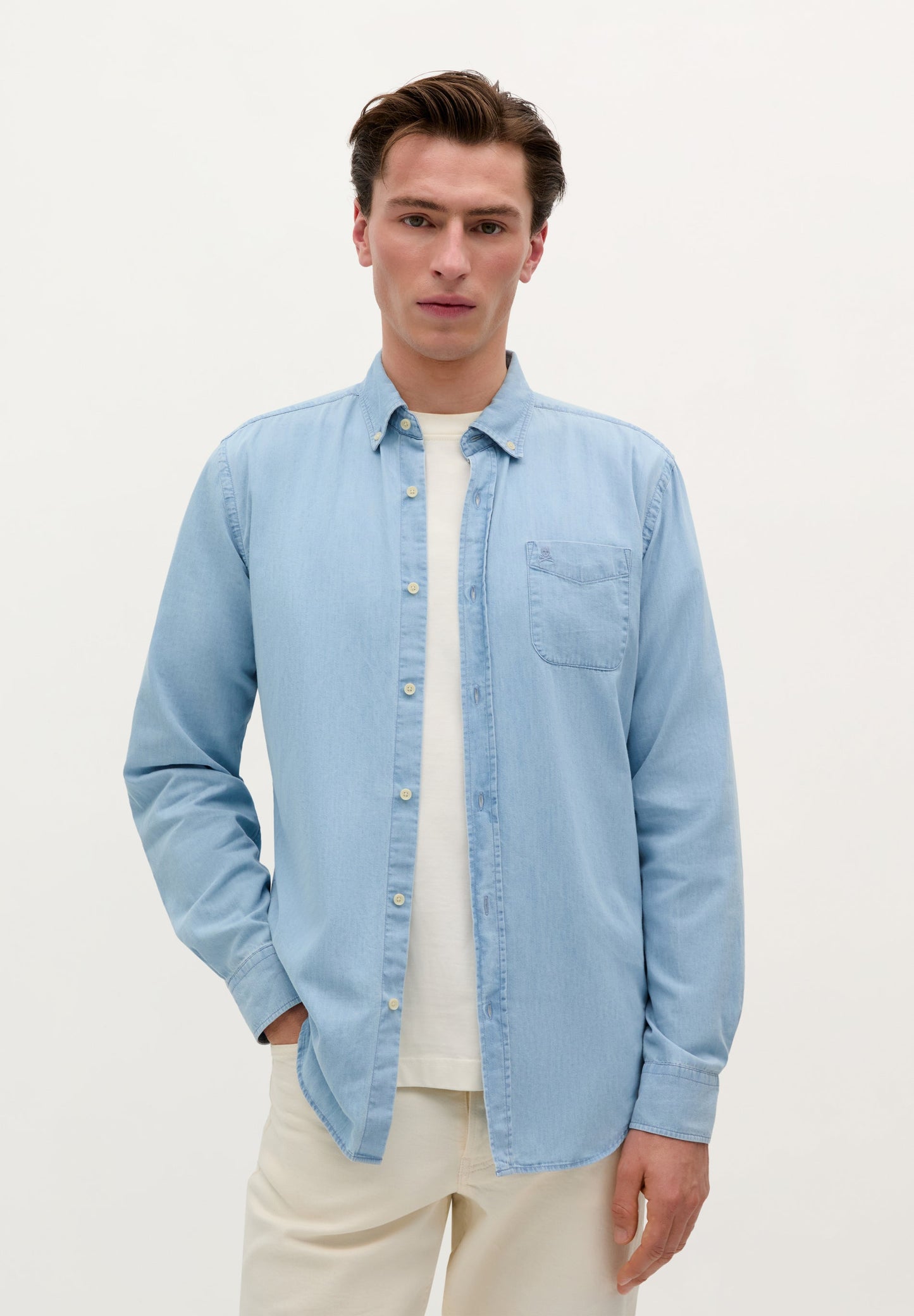 DENIM COTTON SHIRT