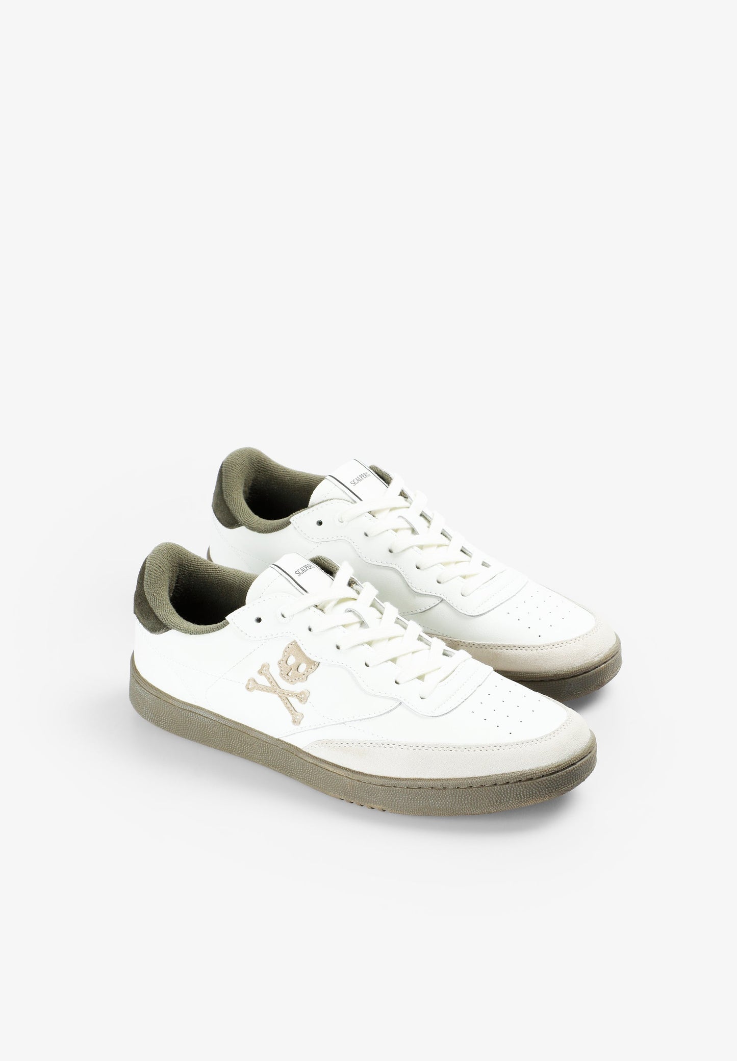 LEATHER SKULL SNEAKERS