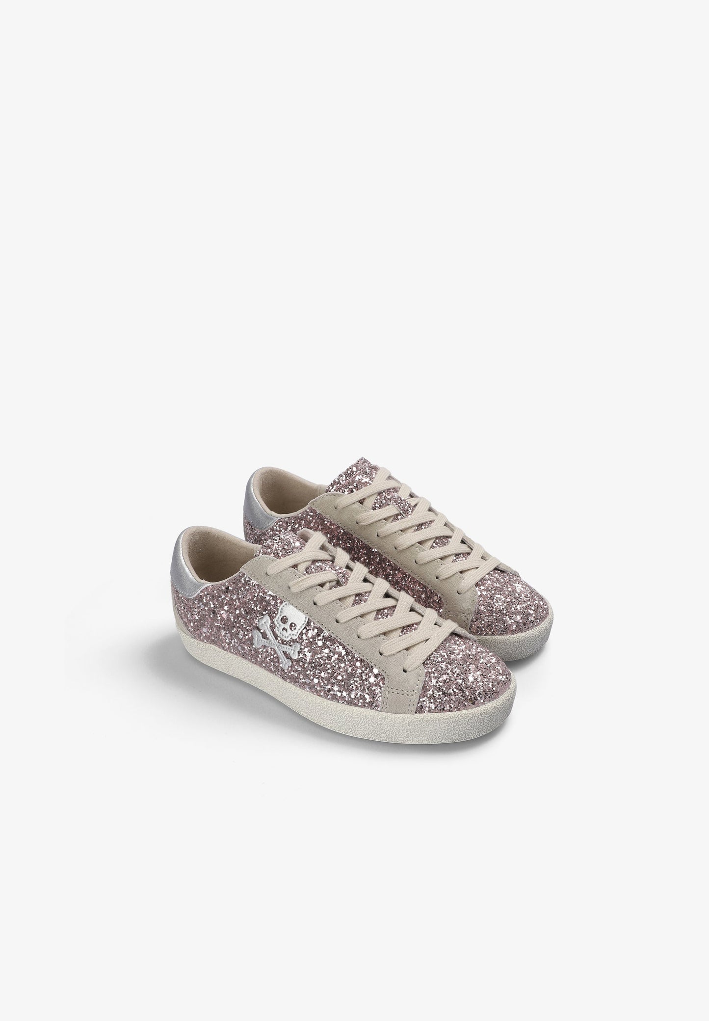 GLITTER SKULL SNEAKERS