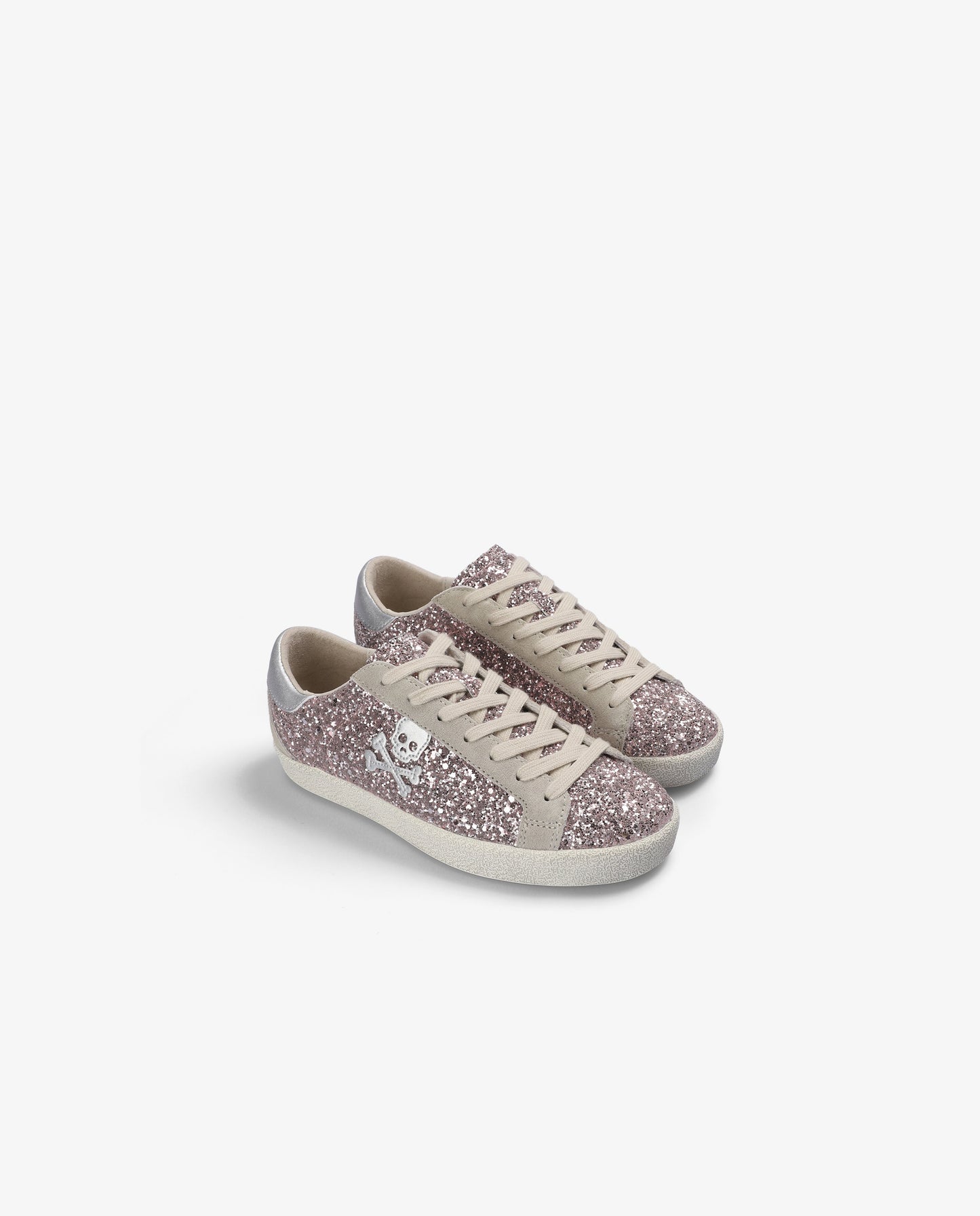 GLITTER SKULL SNEAKERS