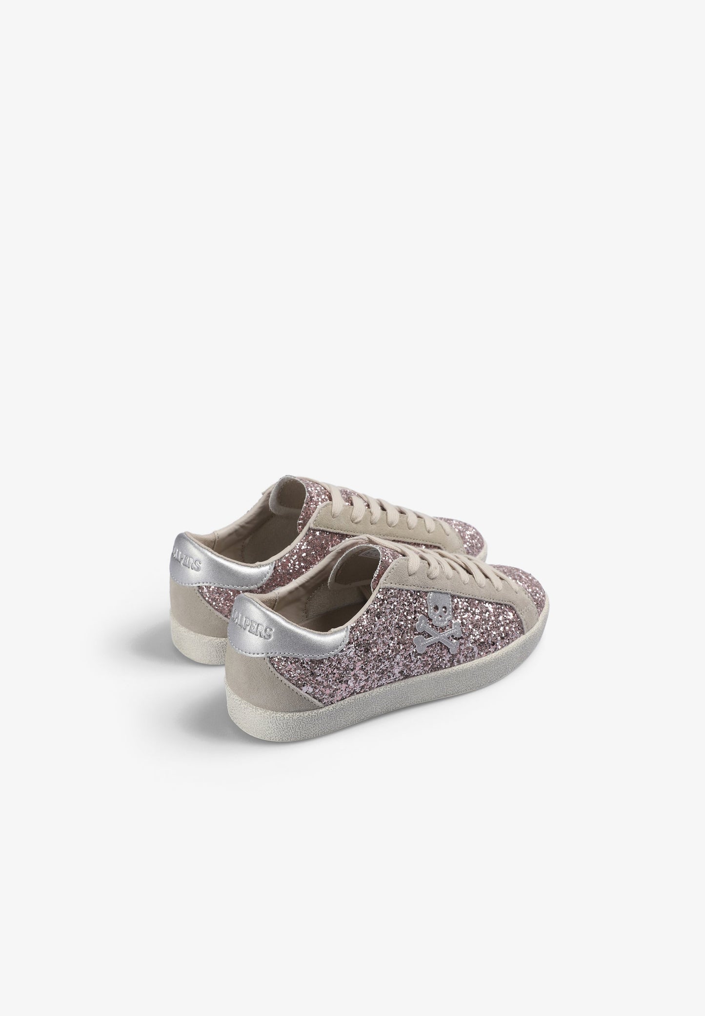 GLITTER SKULL SNEAKERS