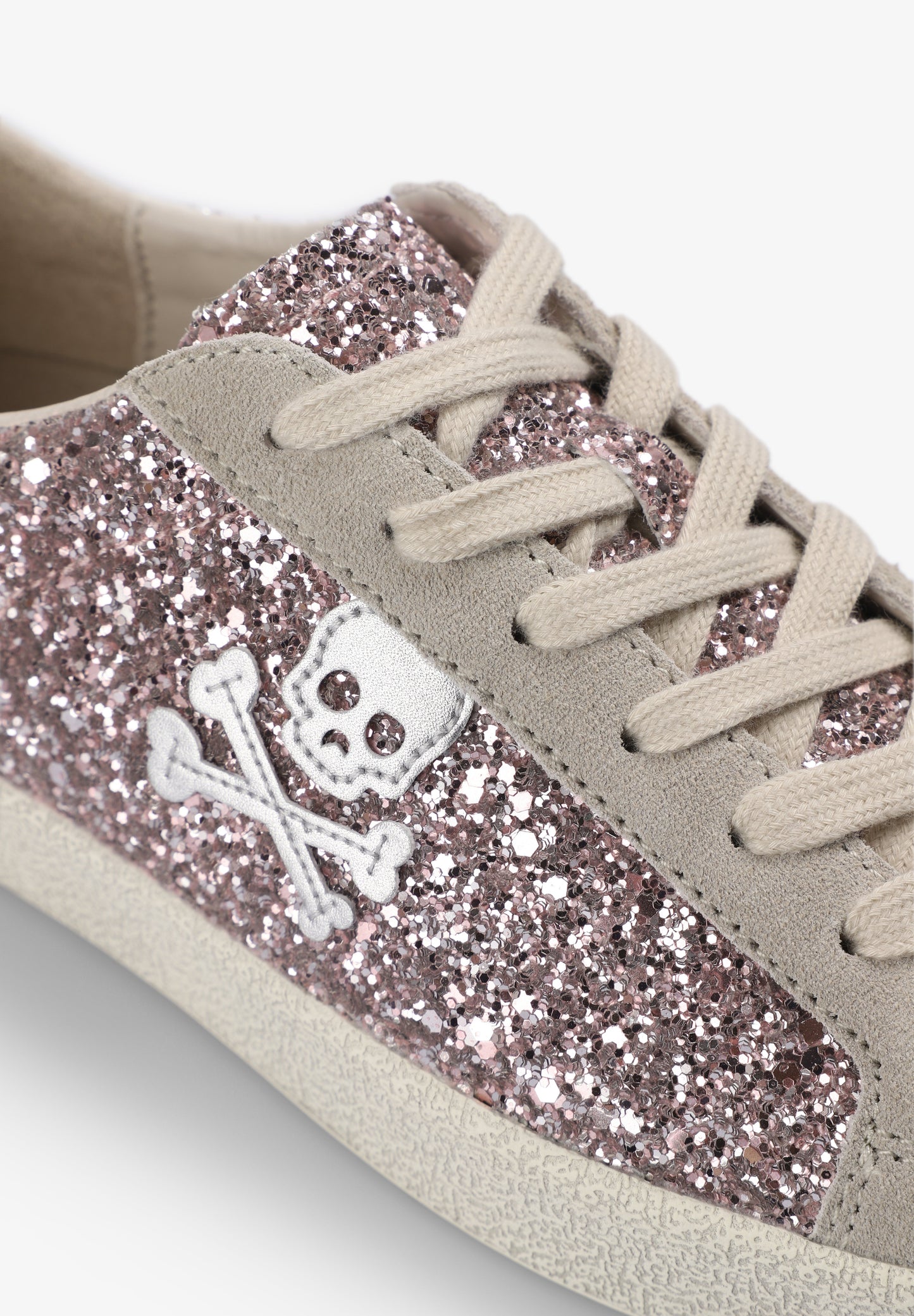 GLITTER SKULL SNEAKERS