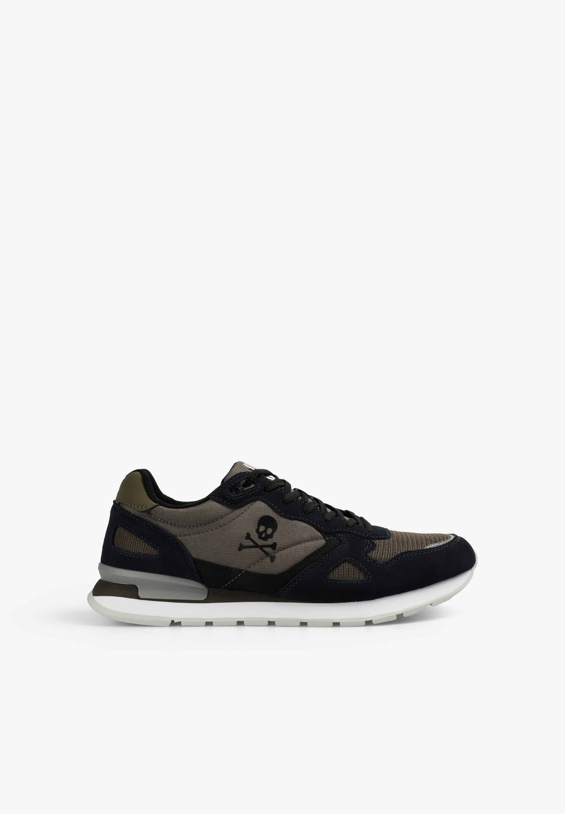 LEATHER SKULL SNEAKERS