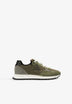 CONTRAST SKULL SPLIT SUEDE SNEAKERS