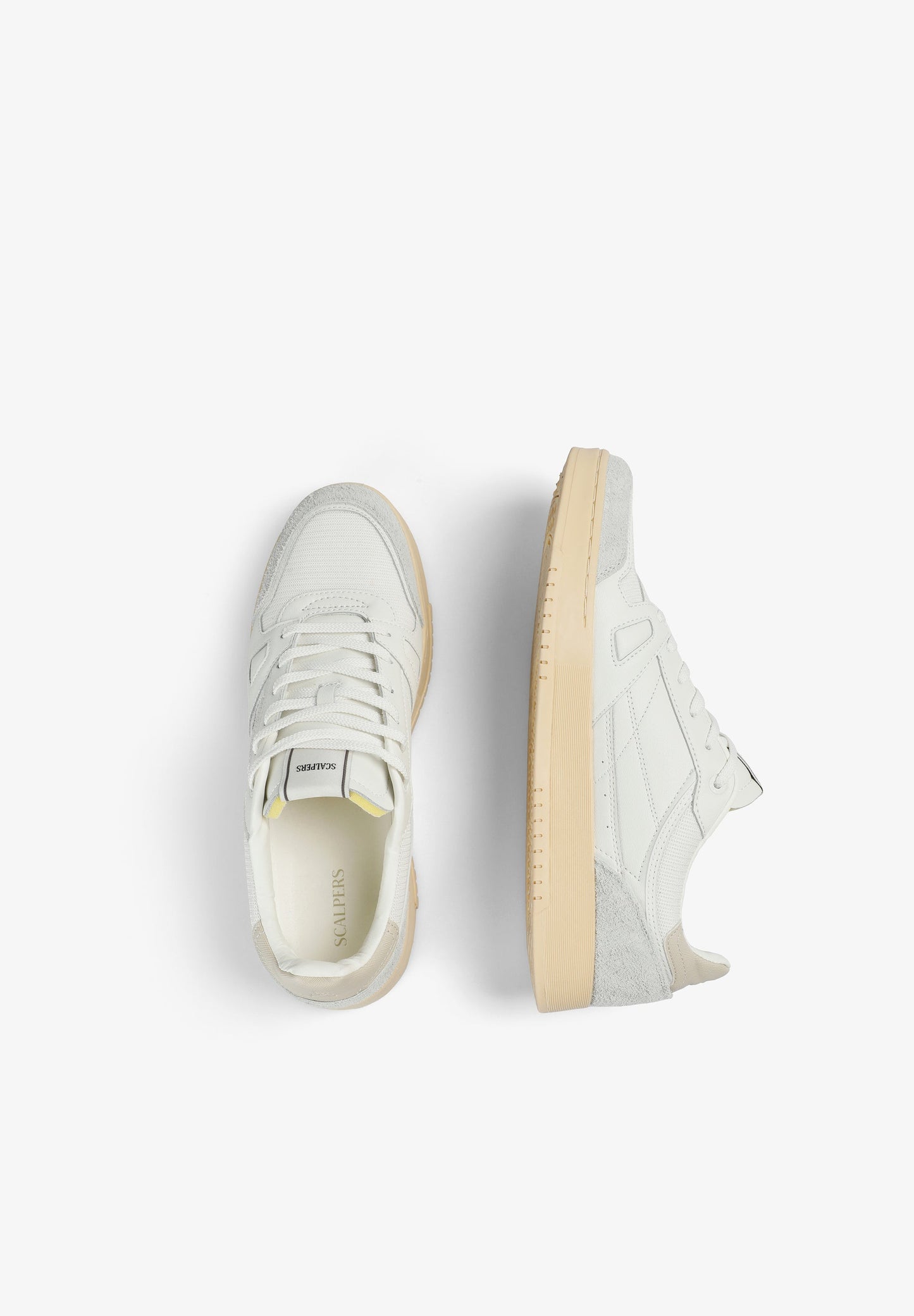 LEATHER LOGO SNEAKERS