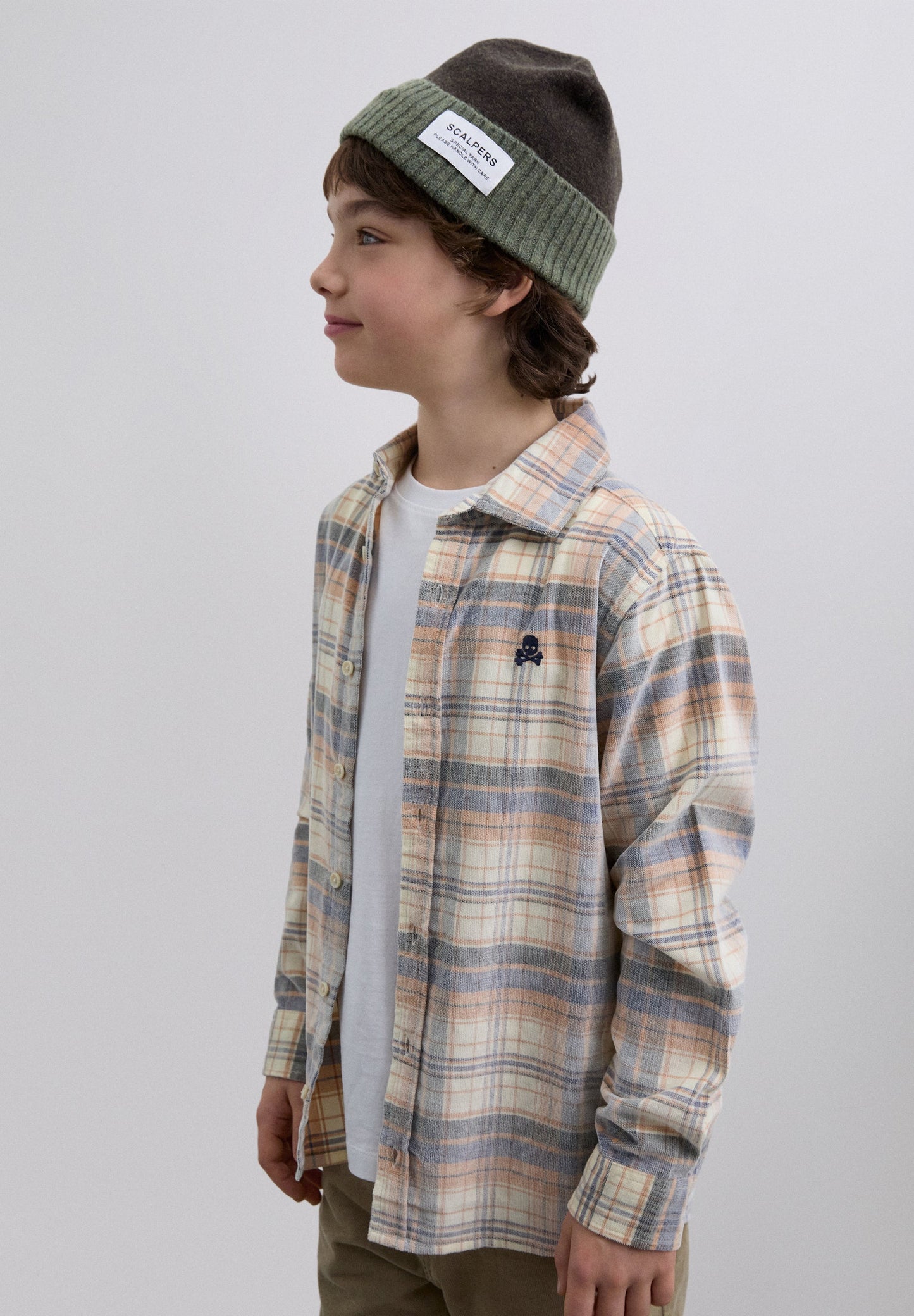 SCKCHECKCORDSHIRT KIDS