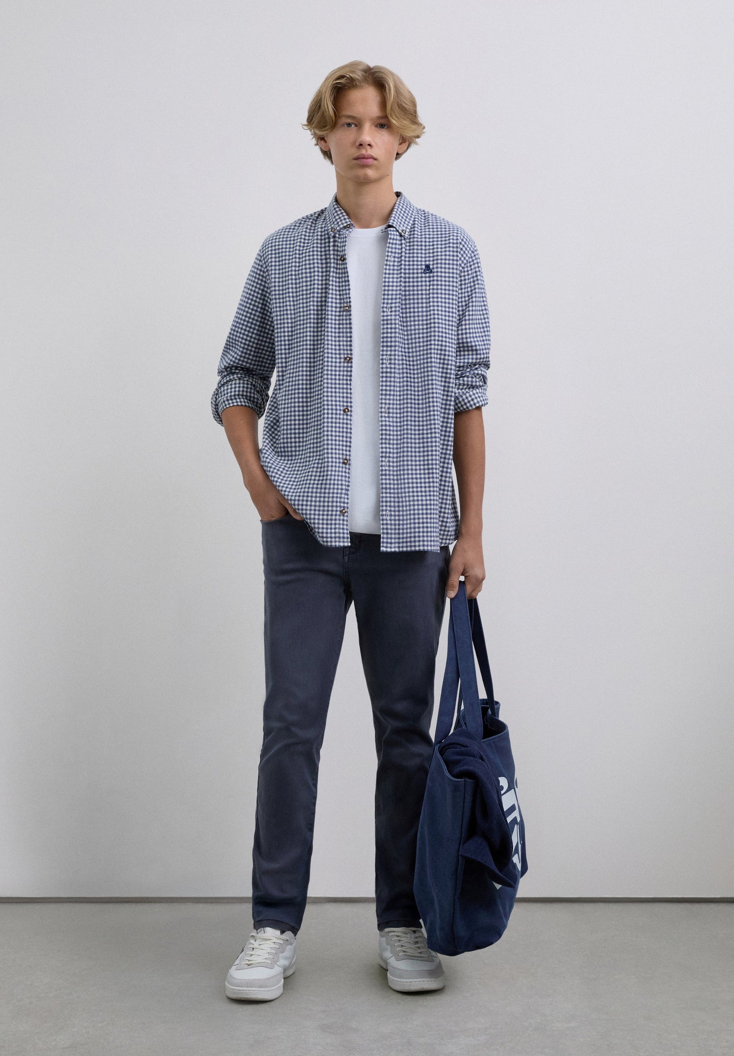 KARIERTES HEMD MIT TOTENKOPF